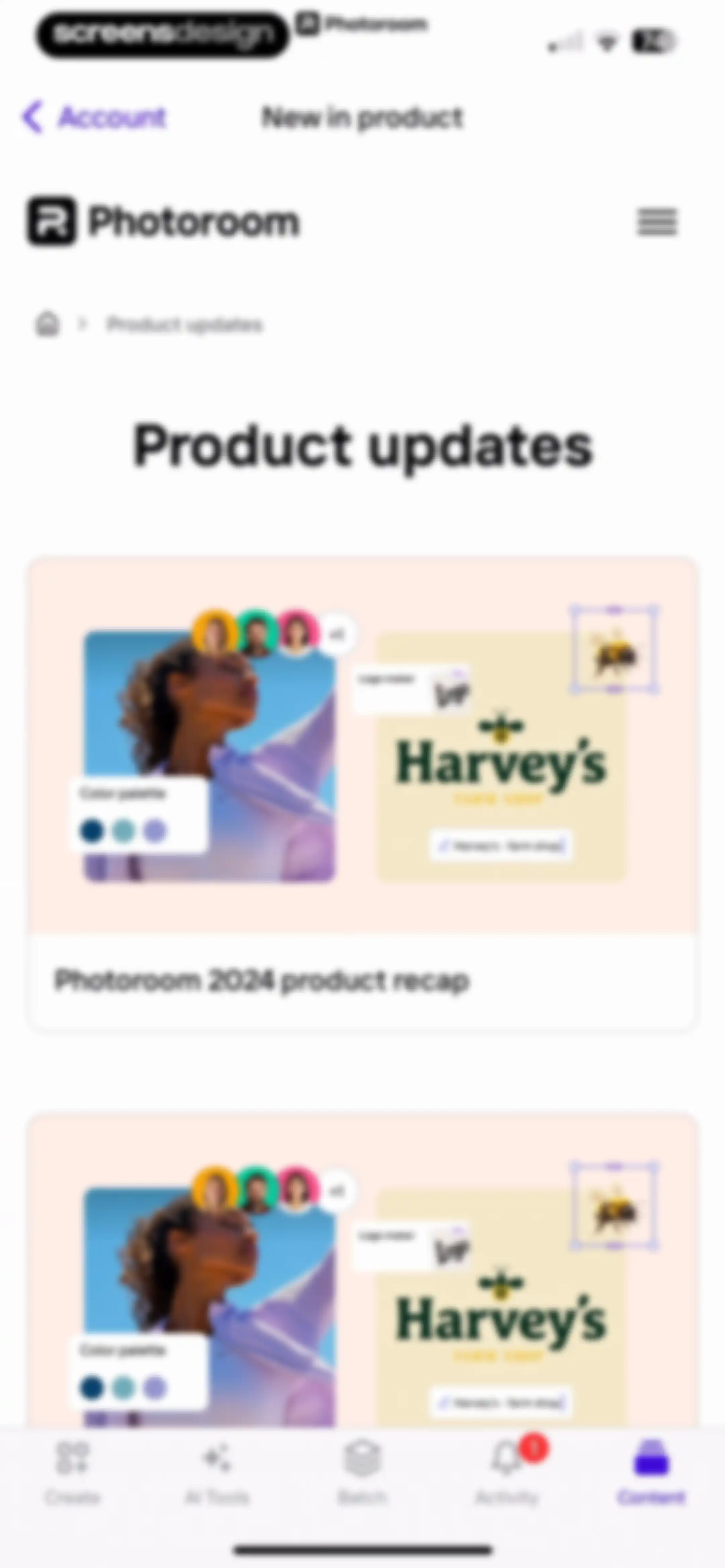 Photoroom: AI Photo Editor screen 129