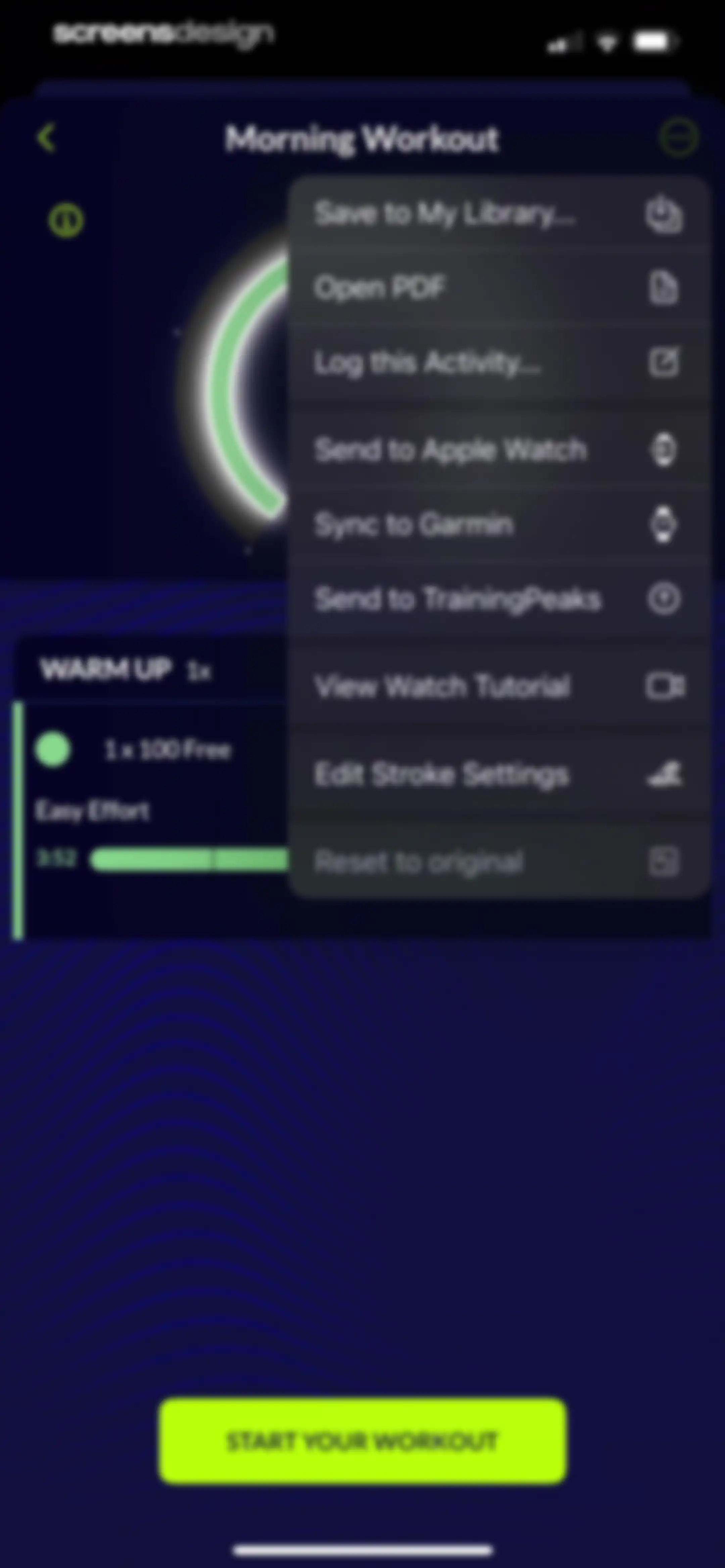 MySwimPro: #1 Swim Workout App screen 131