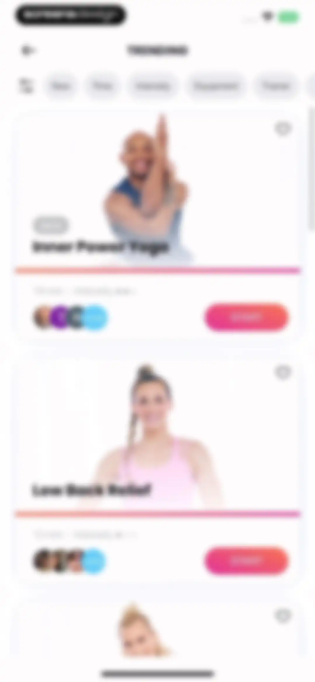 FitOn Workouts & Fitness Plans screen 86
