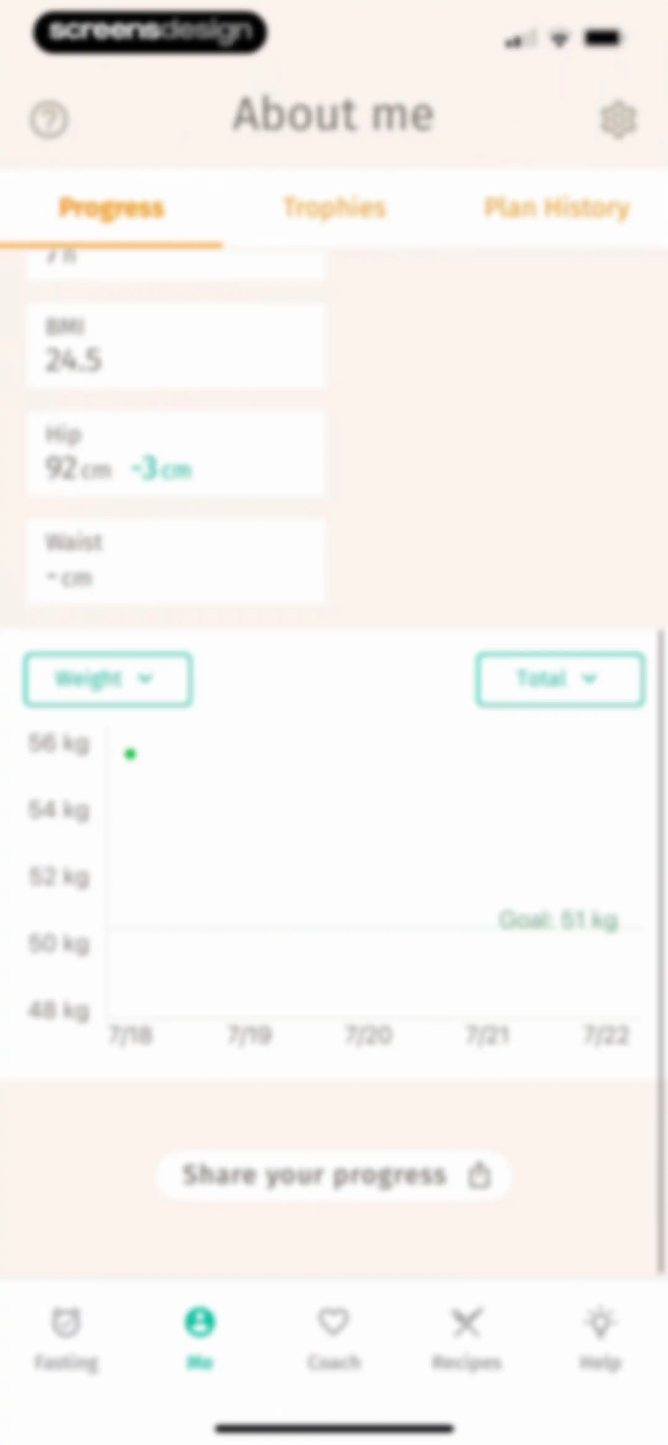 BodyFast: Intermittent Fasting screen 159
