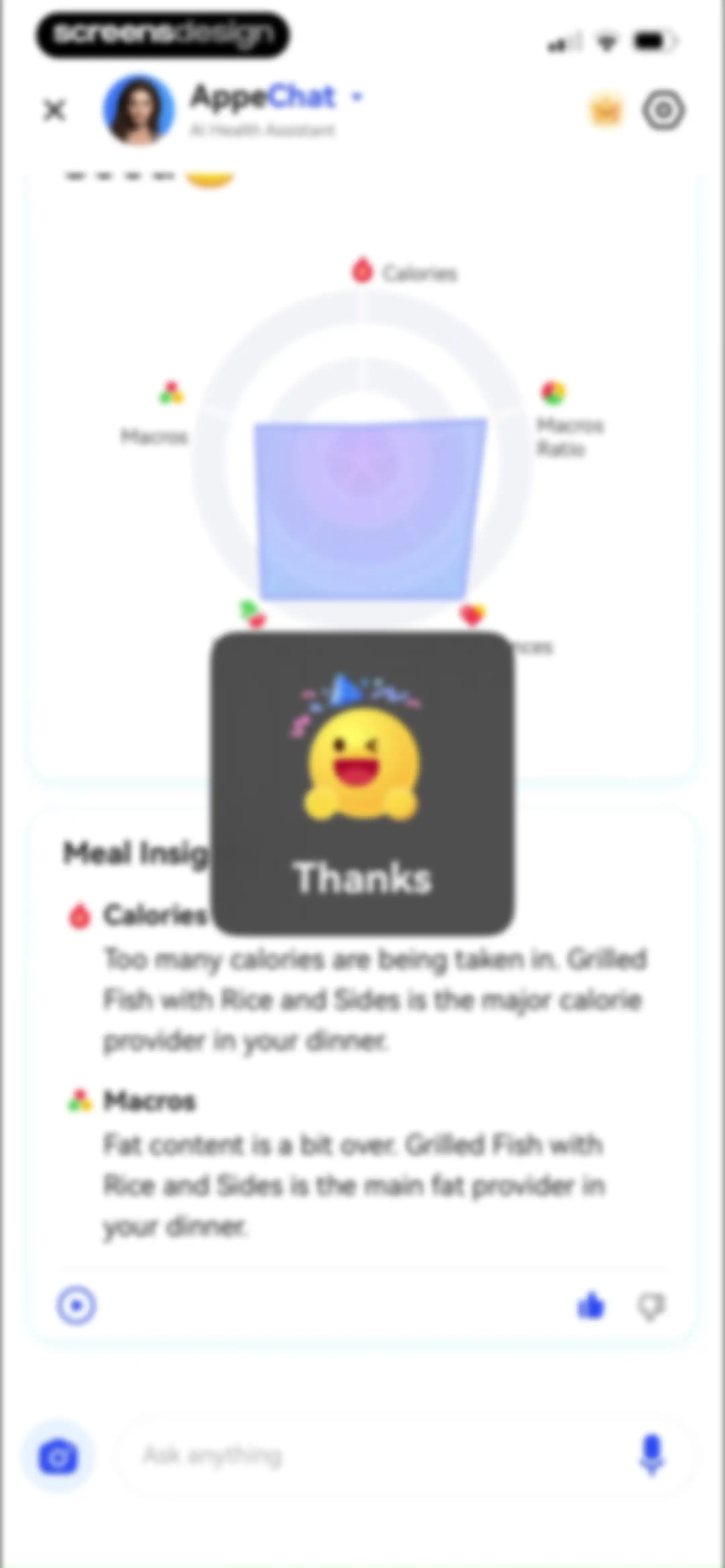 AI Calorie Counter - Appediet screen 125