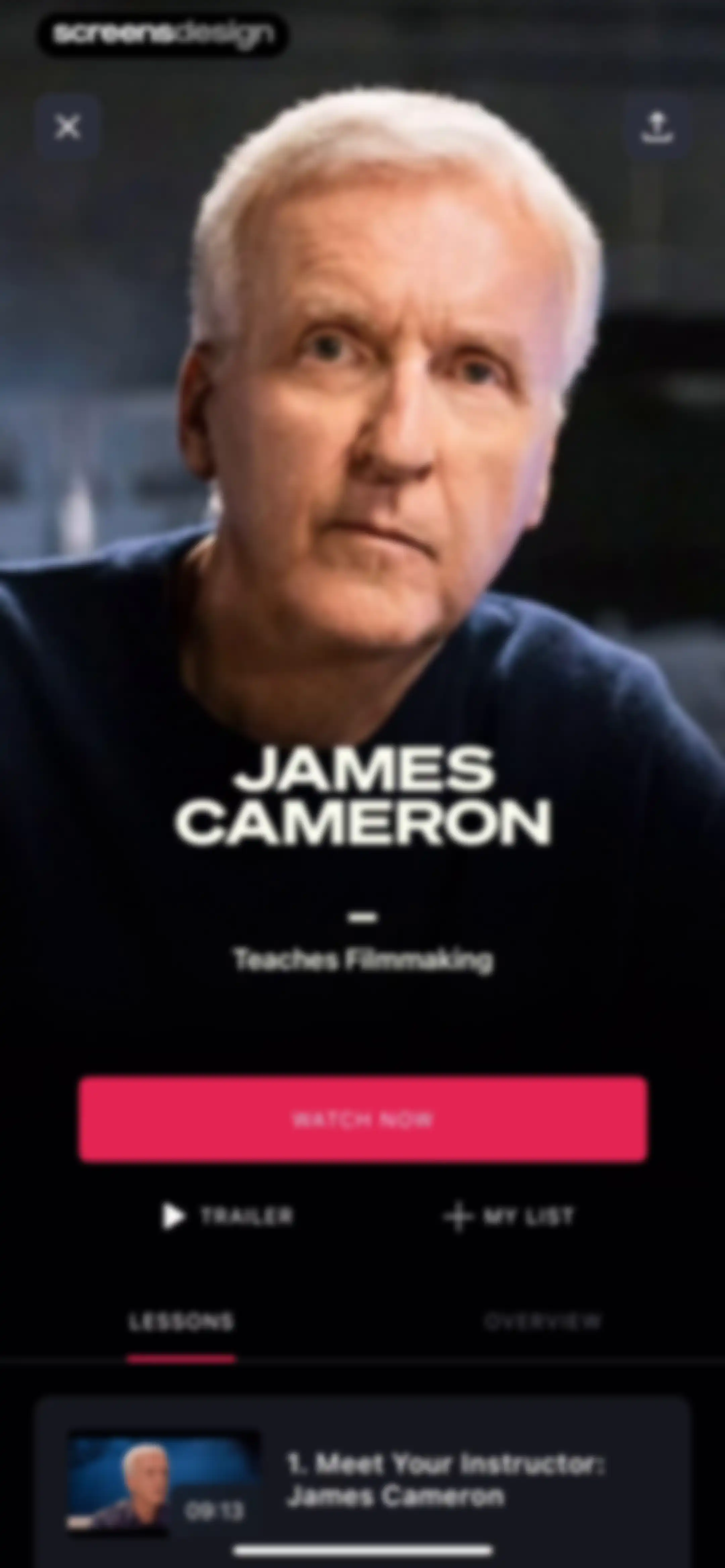 MasterClass: Online Classes screen 22