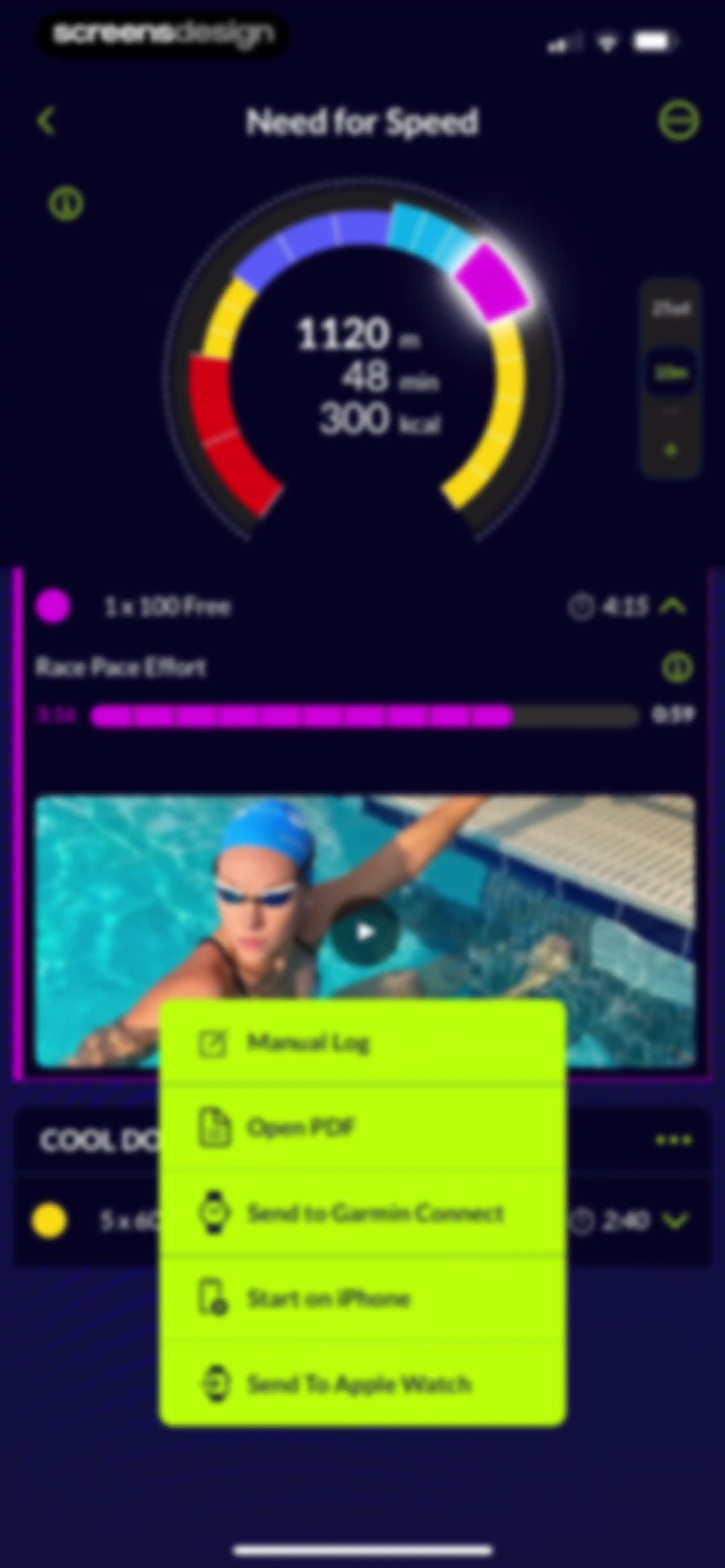 MySwimPro: #1 Swim Workout App screen 65