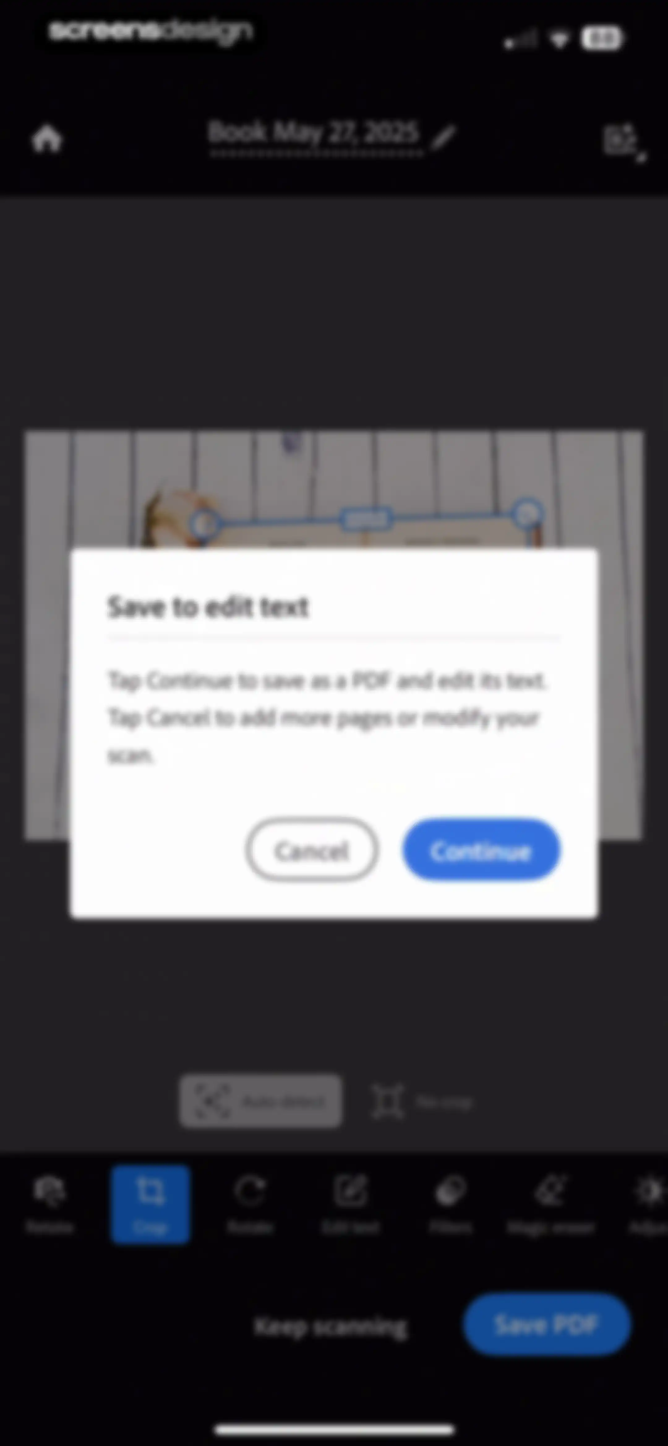 Adobe Scan: PDF & OCR Scanner screen 33