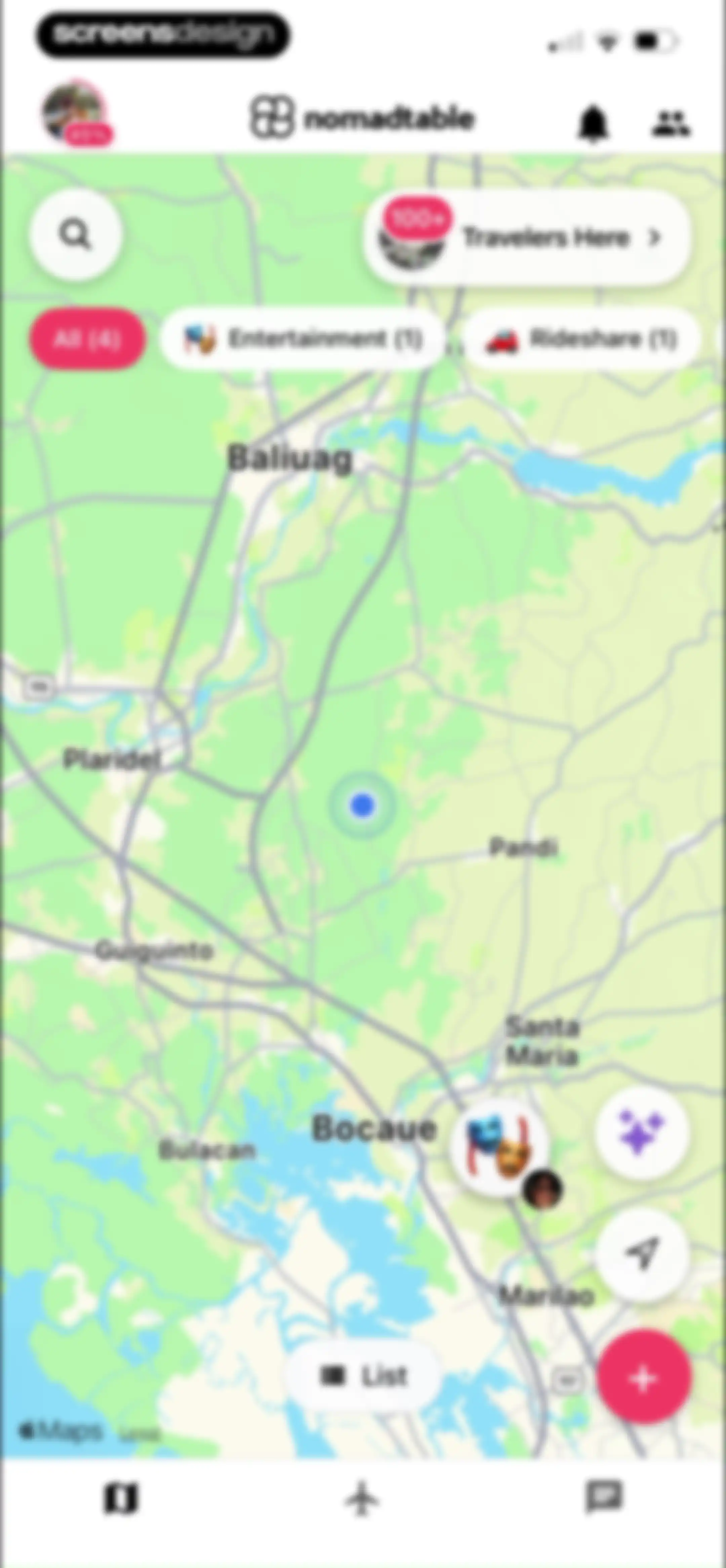 nomadtable: travel friends screen 72
