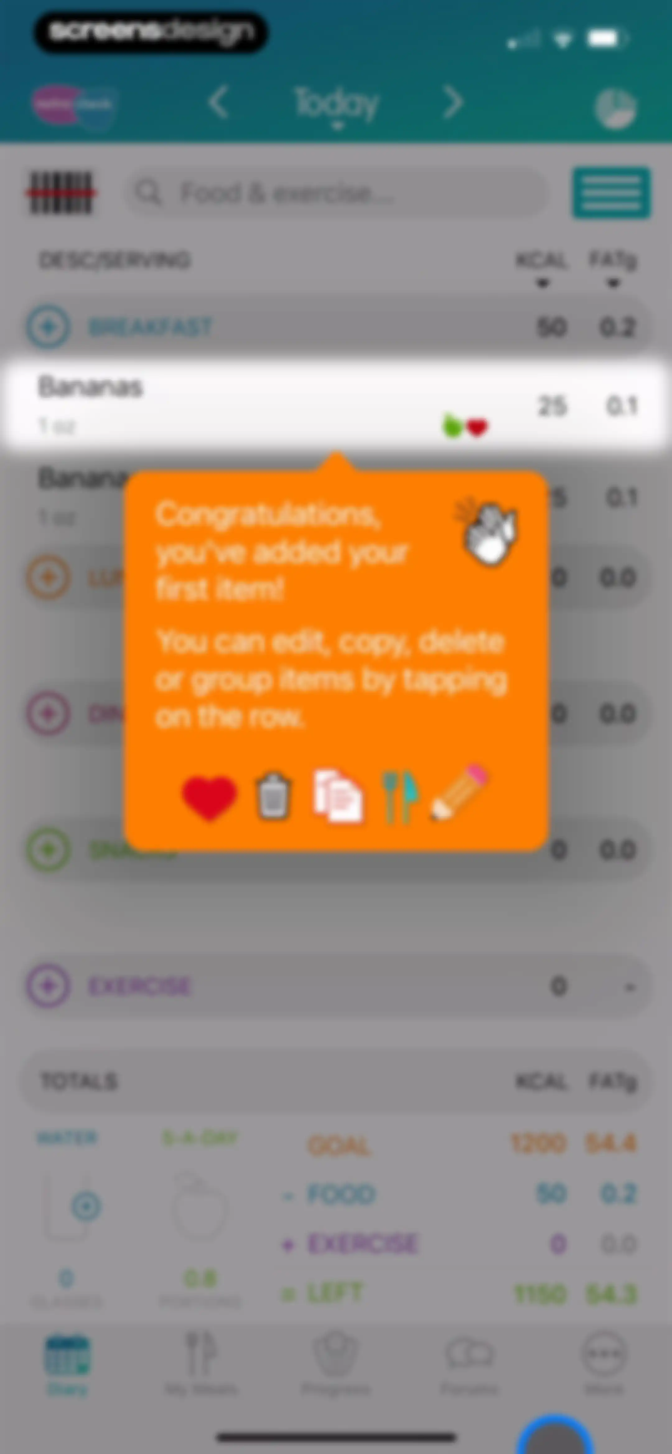 Calorie Counter + screen 34