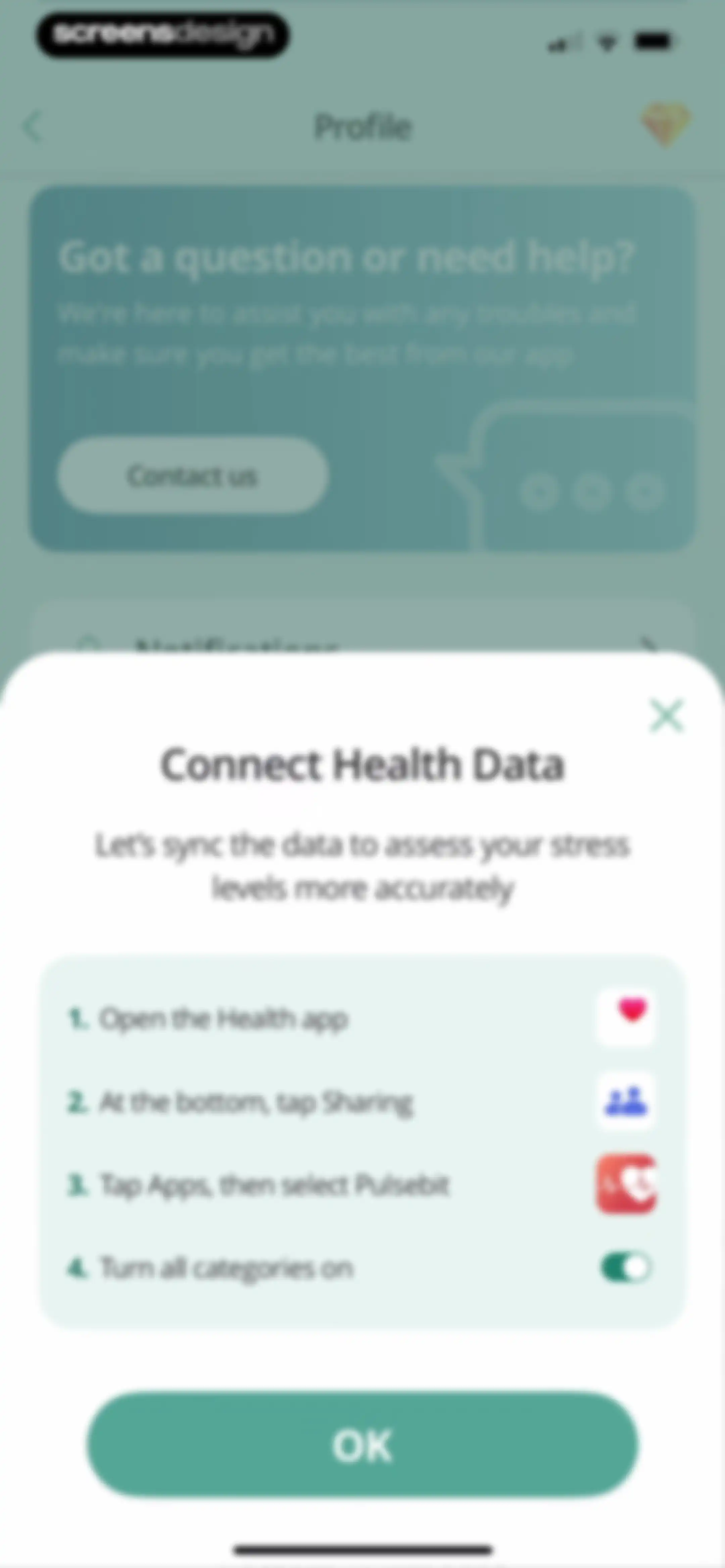 Pulsebit: Heart Rate Monitor screen 106