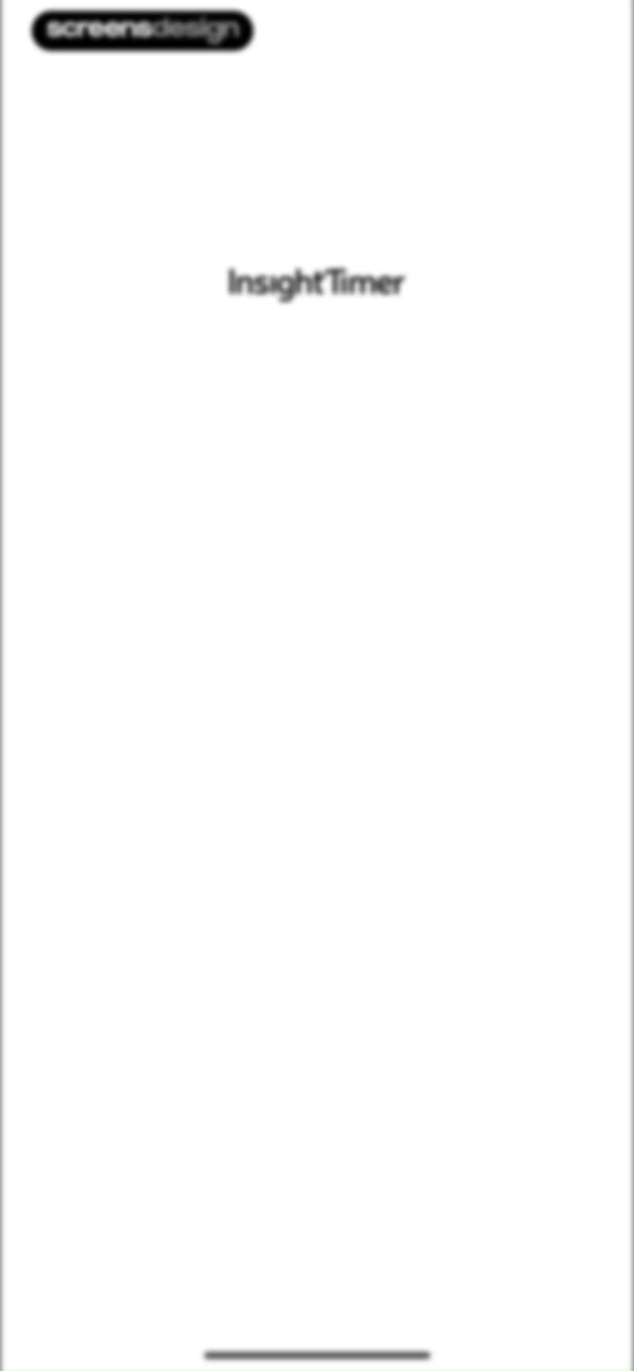 Insight Timer: Meditate, Sleep screen 1