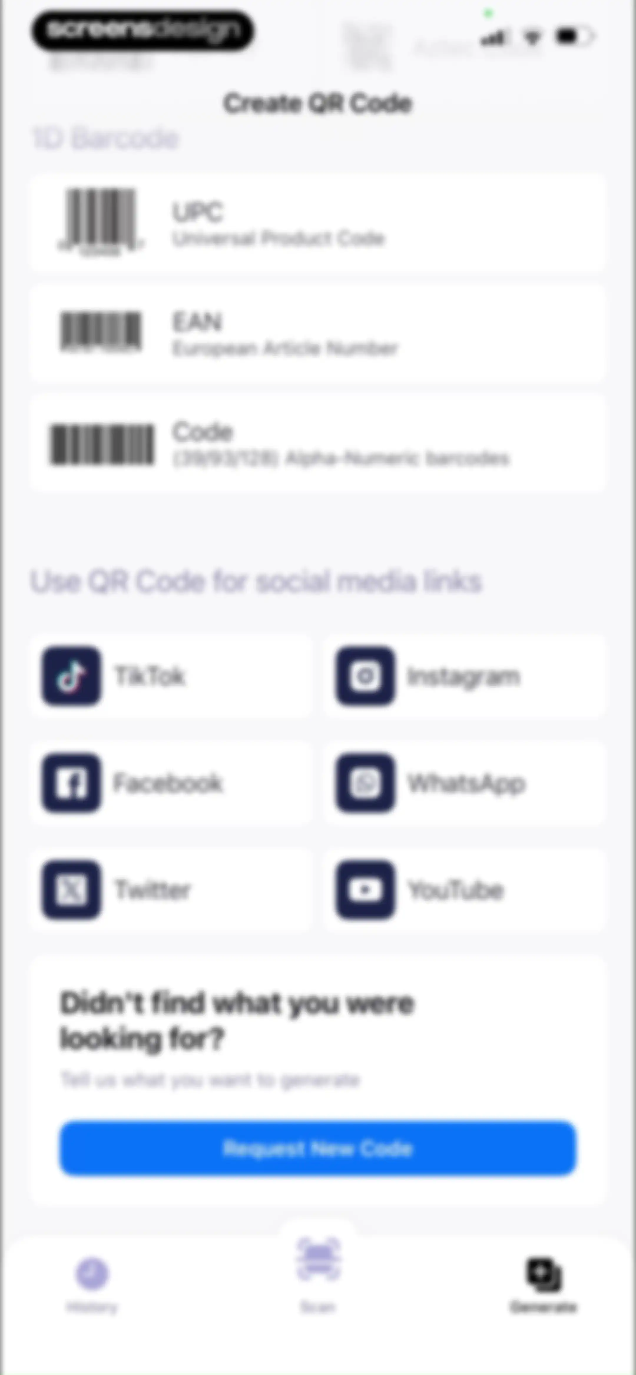 QR Code Reader, Barcode Scan screen 39
