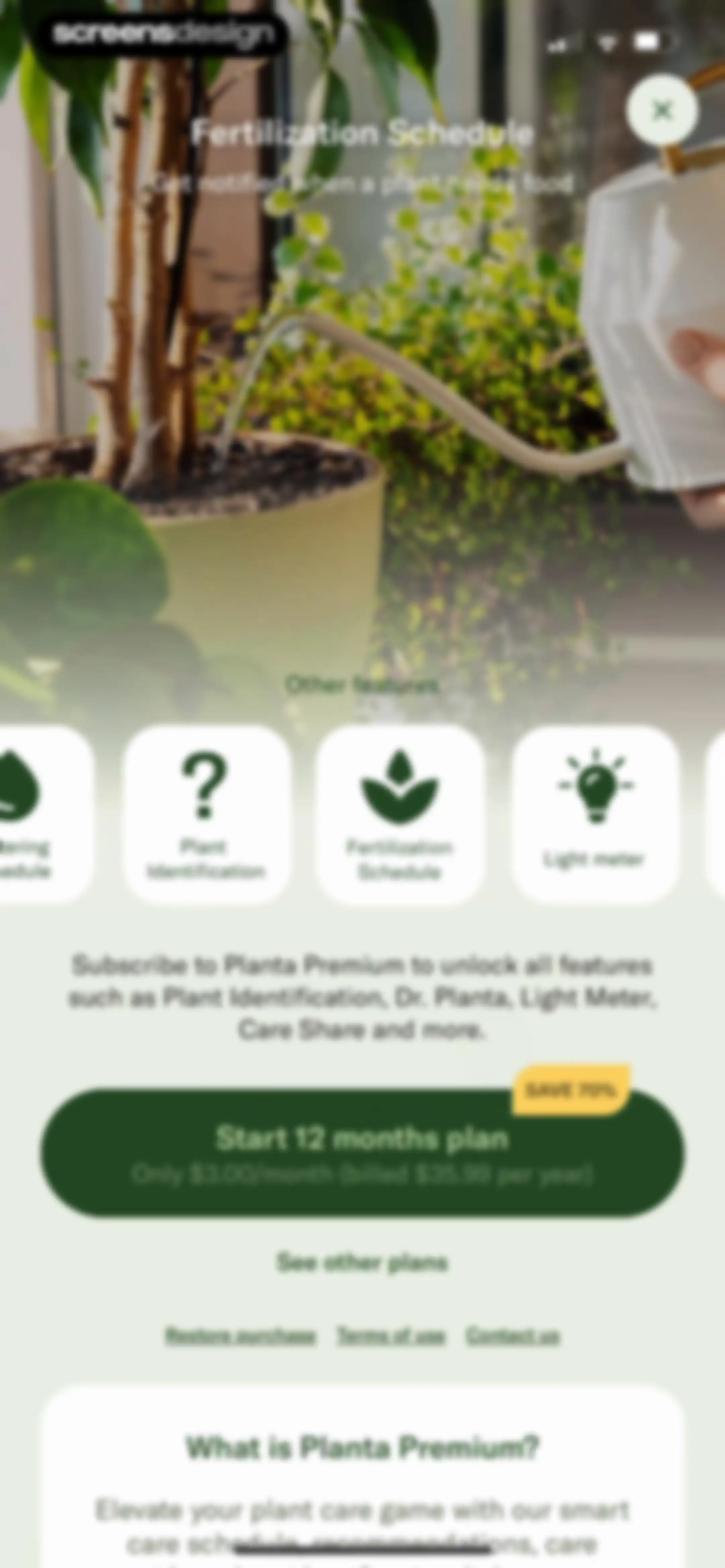 Planta: Plant & Garden Care screen 48