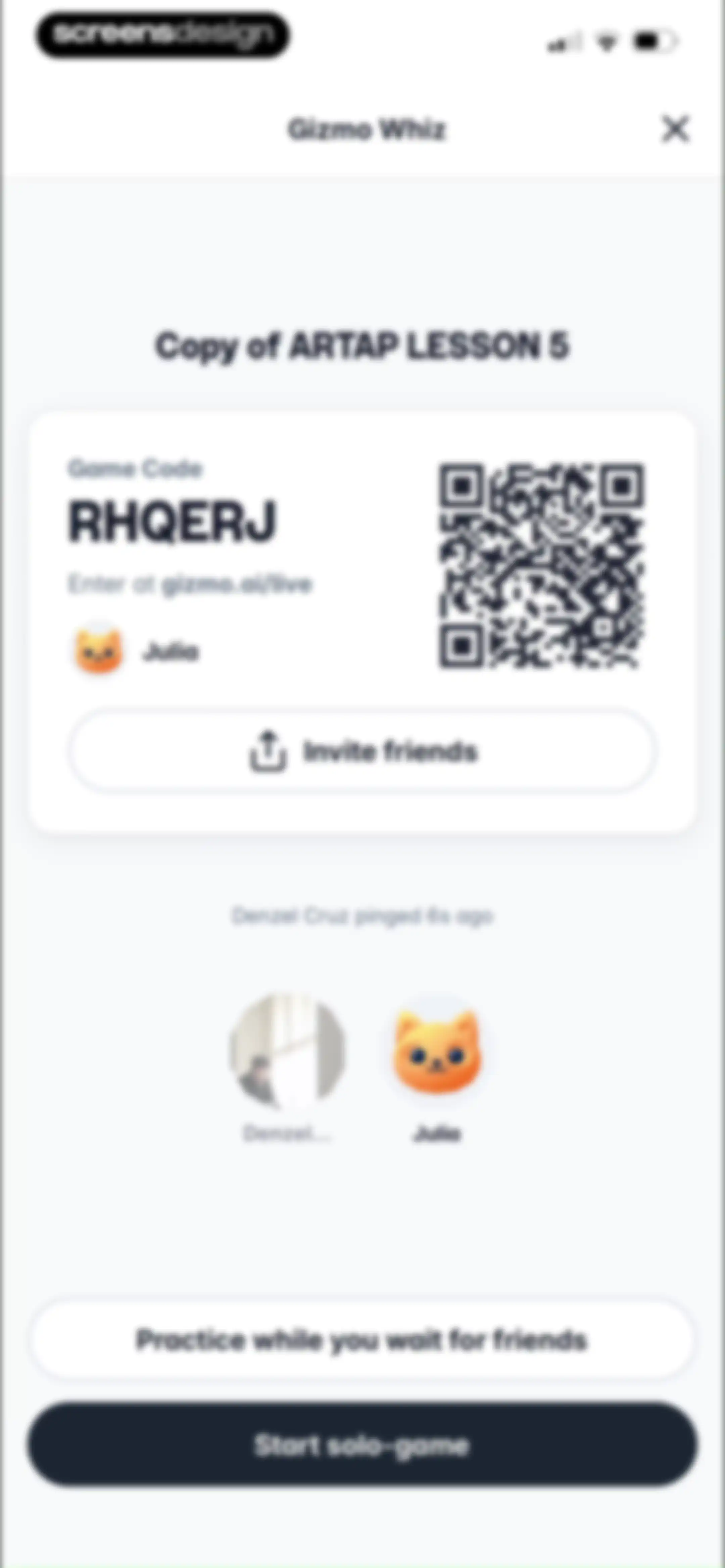 Gizmo: AI Tutor screen 127