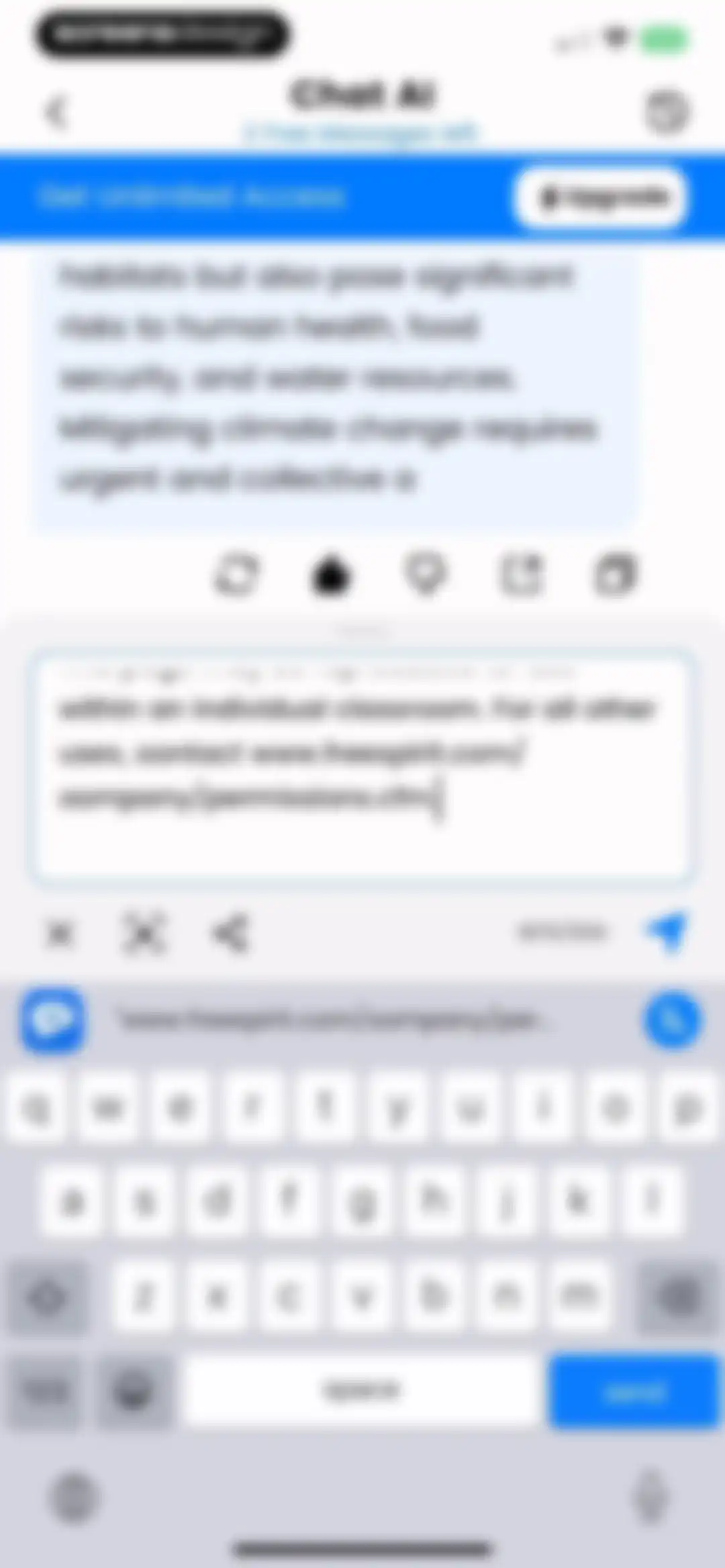 AI Keyboard: Chatbot, Grammar screen 25