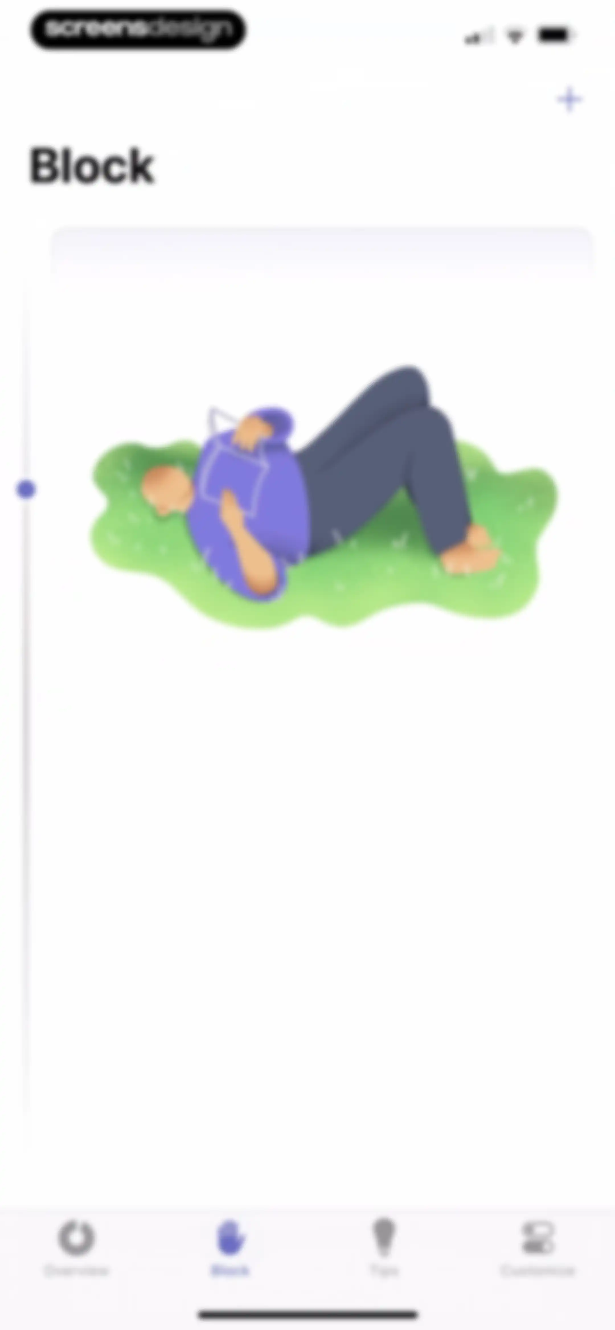 one sec | screen time + focus screen 60