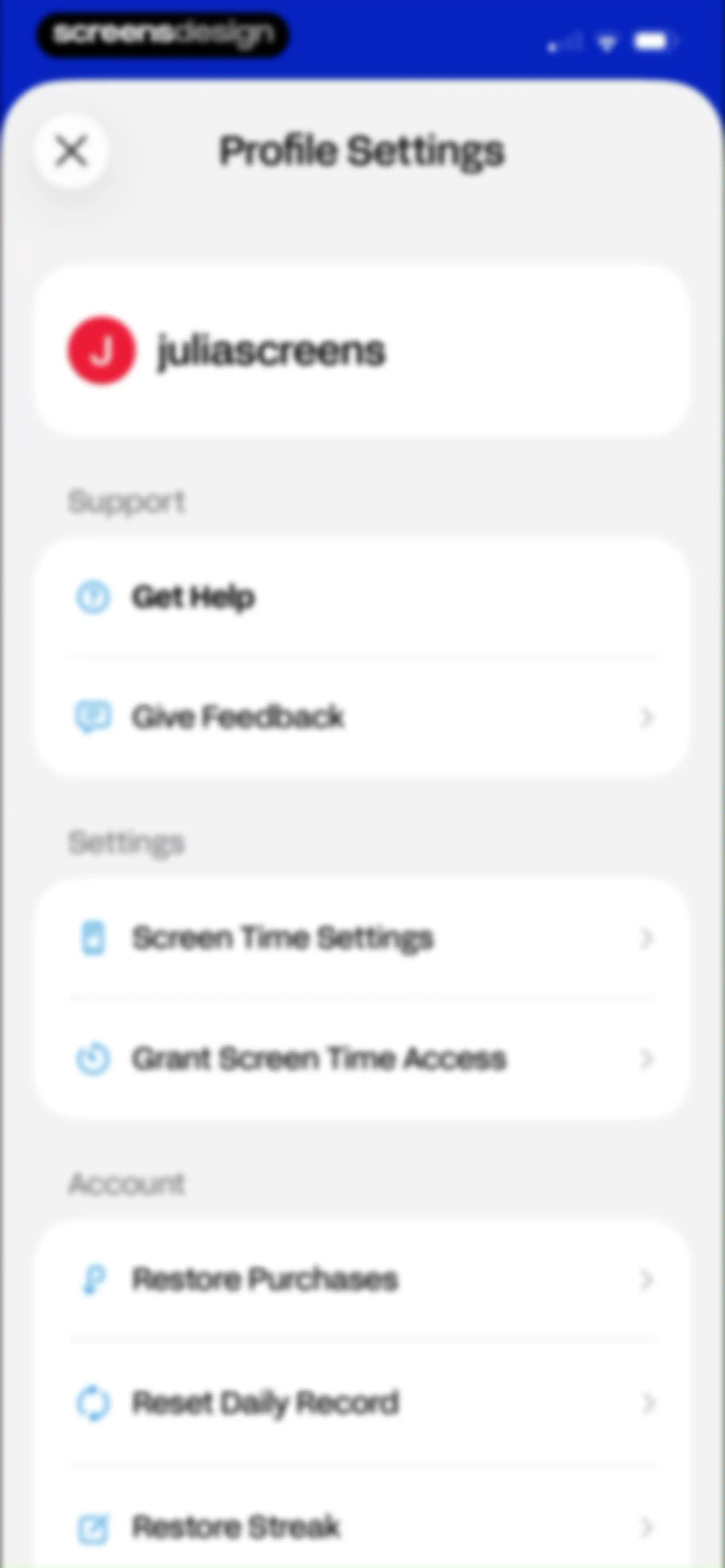 BePresent: Screen Time Control screen 94