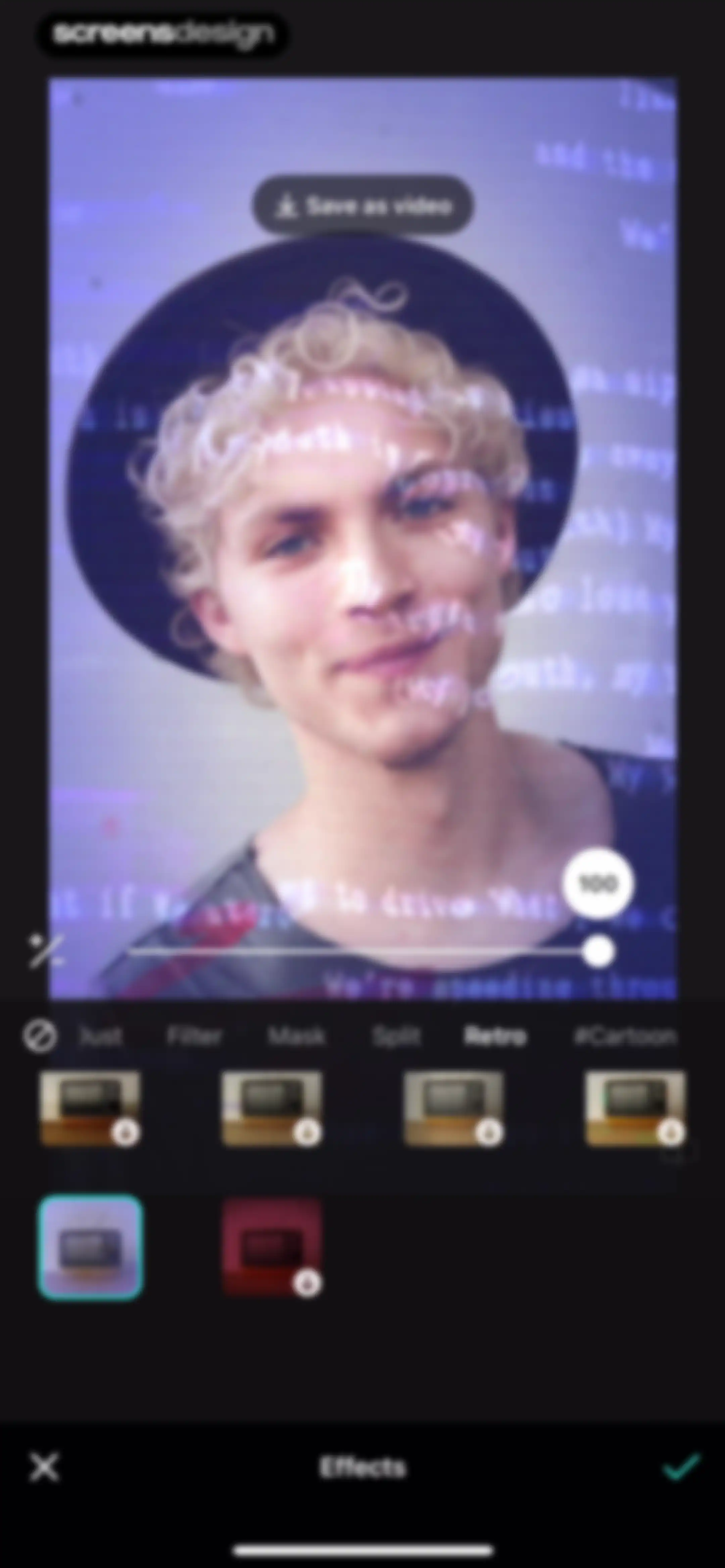 B612 AI Photo&Video Editor screen 101