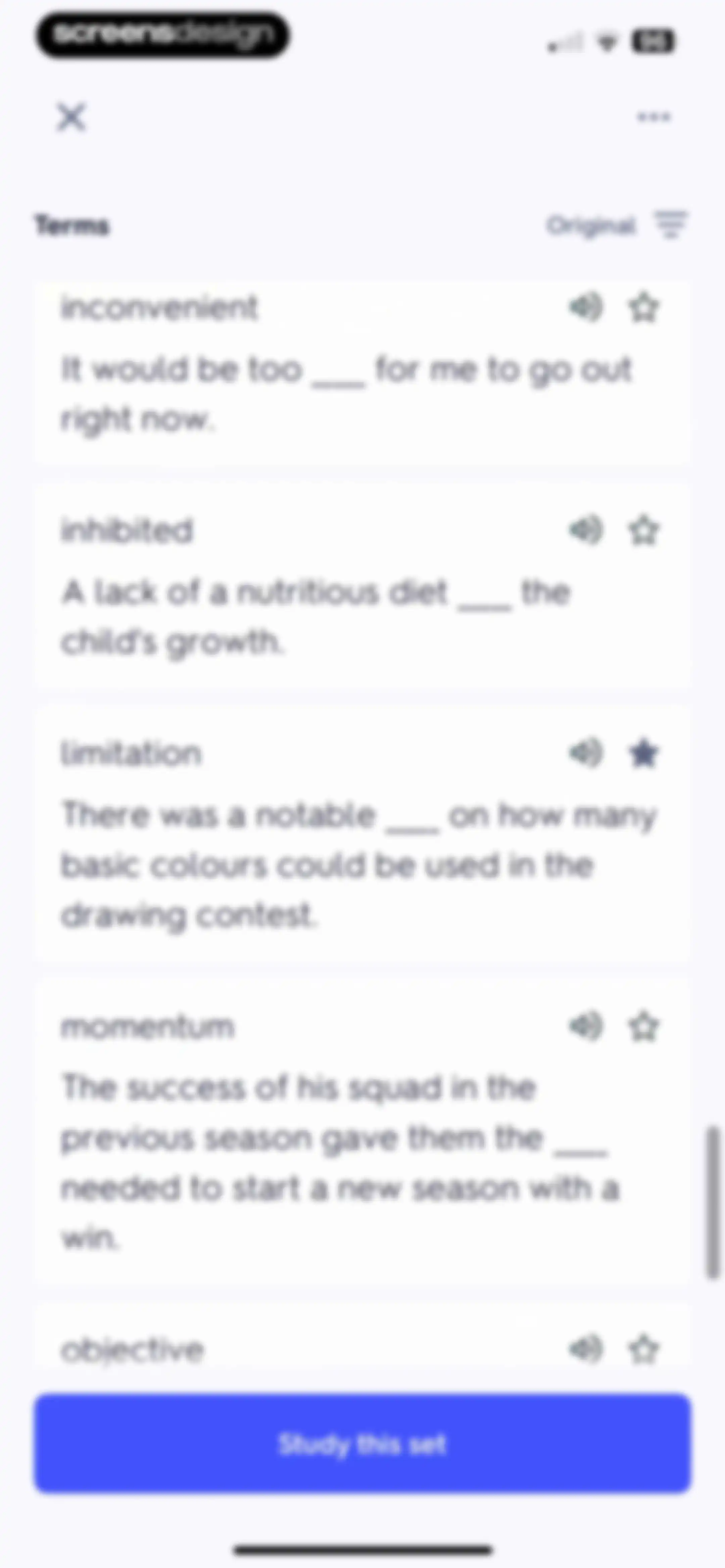 Quizlet: More than Flashcards screen 28