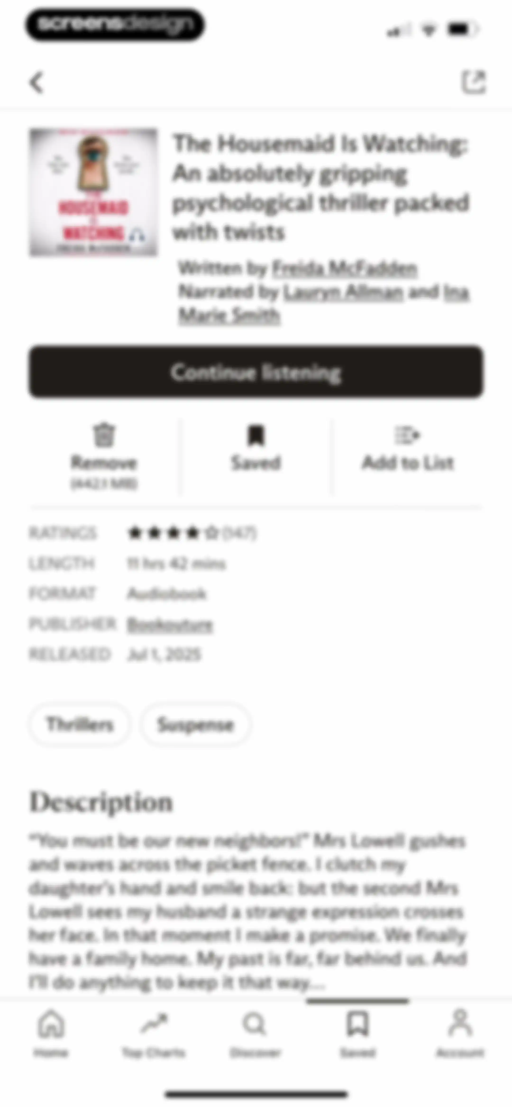 Everand: Audiobooks & Ebooks screen 84