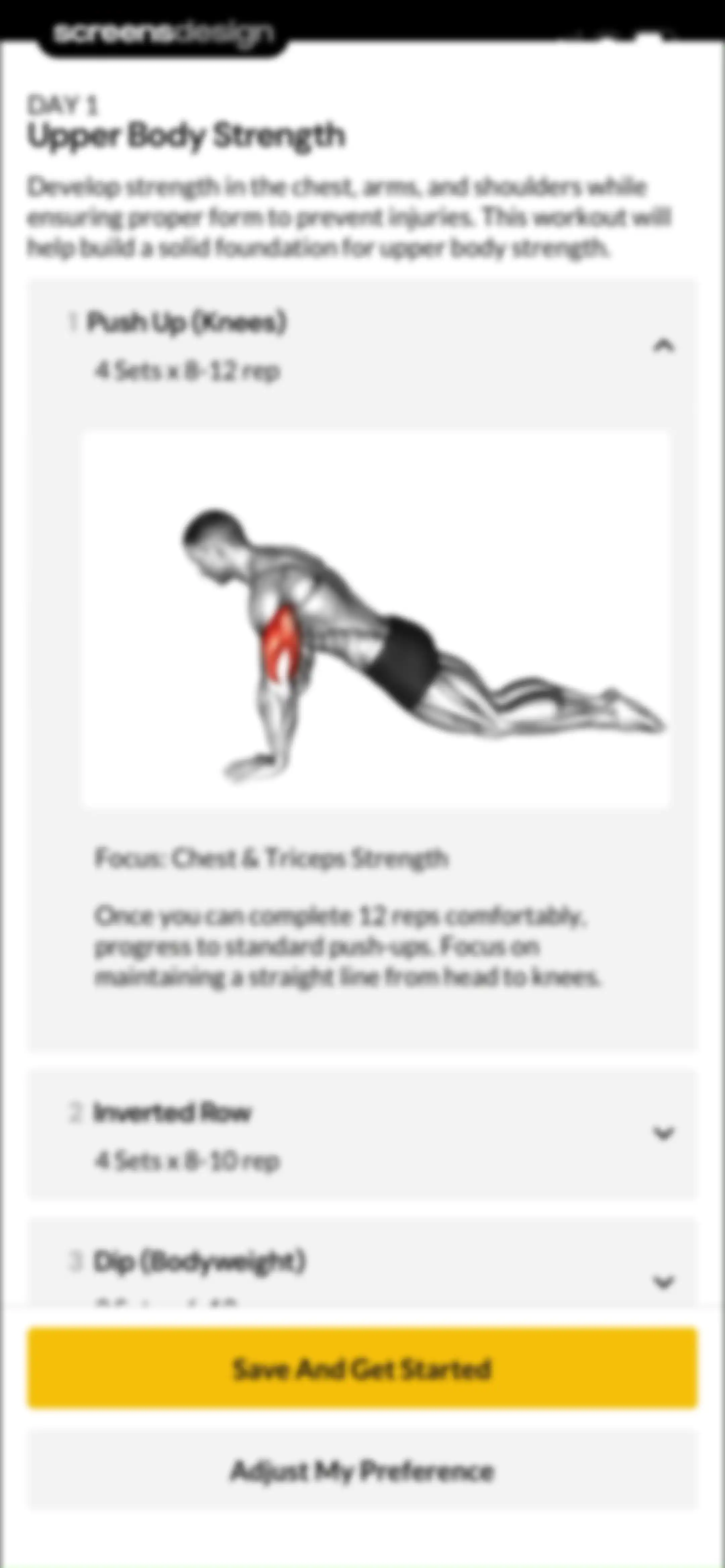 Boostcamp: Workout Programs screen 44