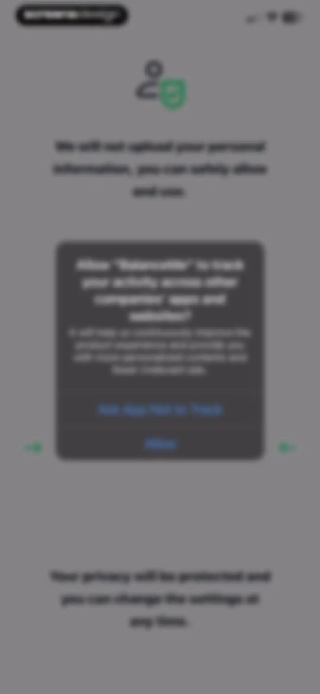 BalanceMe-Health AI&Self Care screen 2