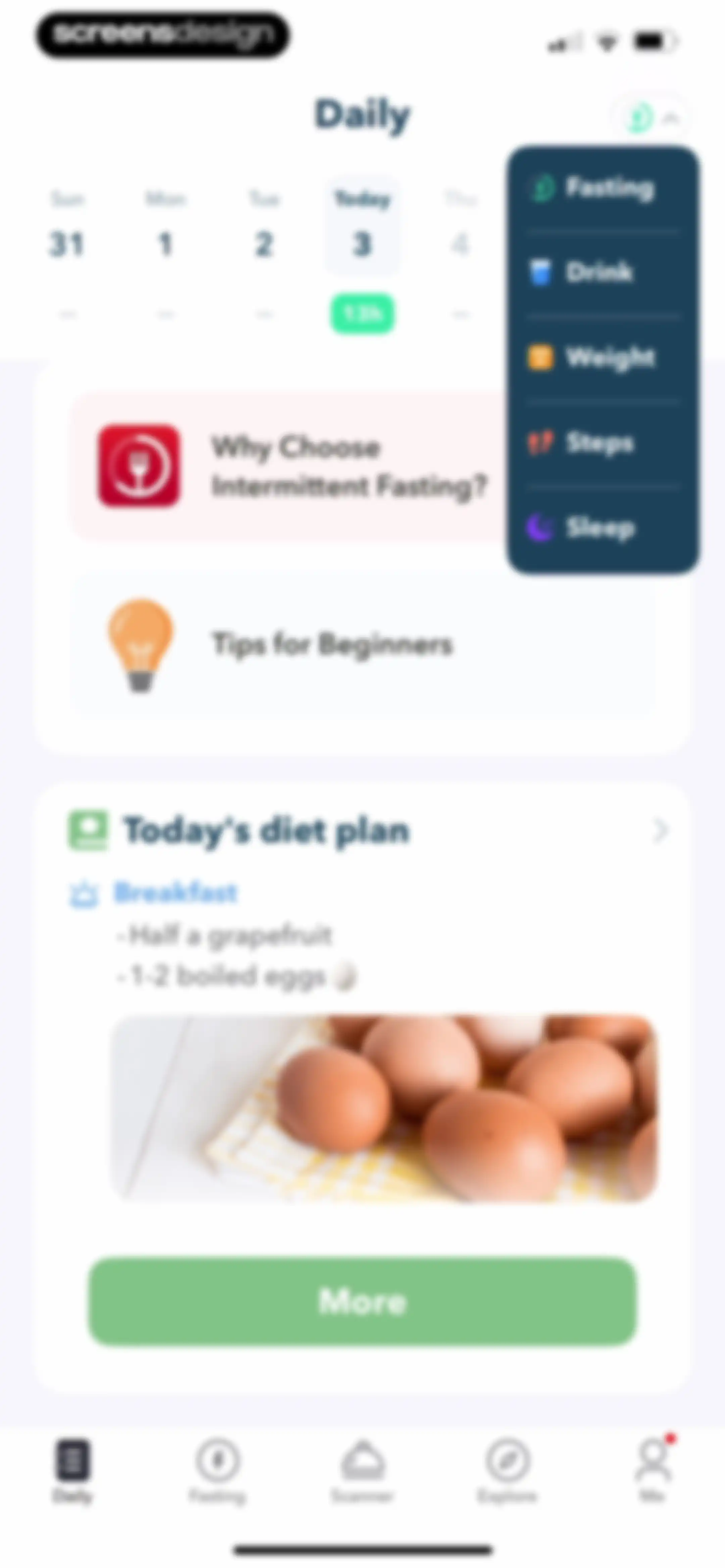 Intermittent Fasting Tracker - screen 264