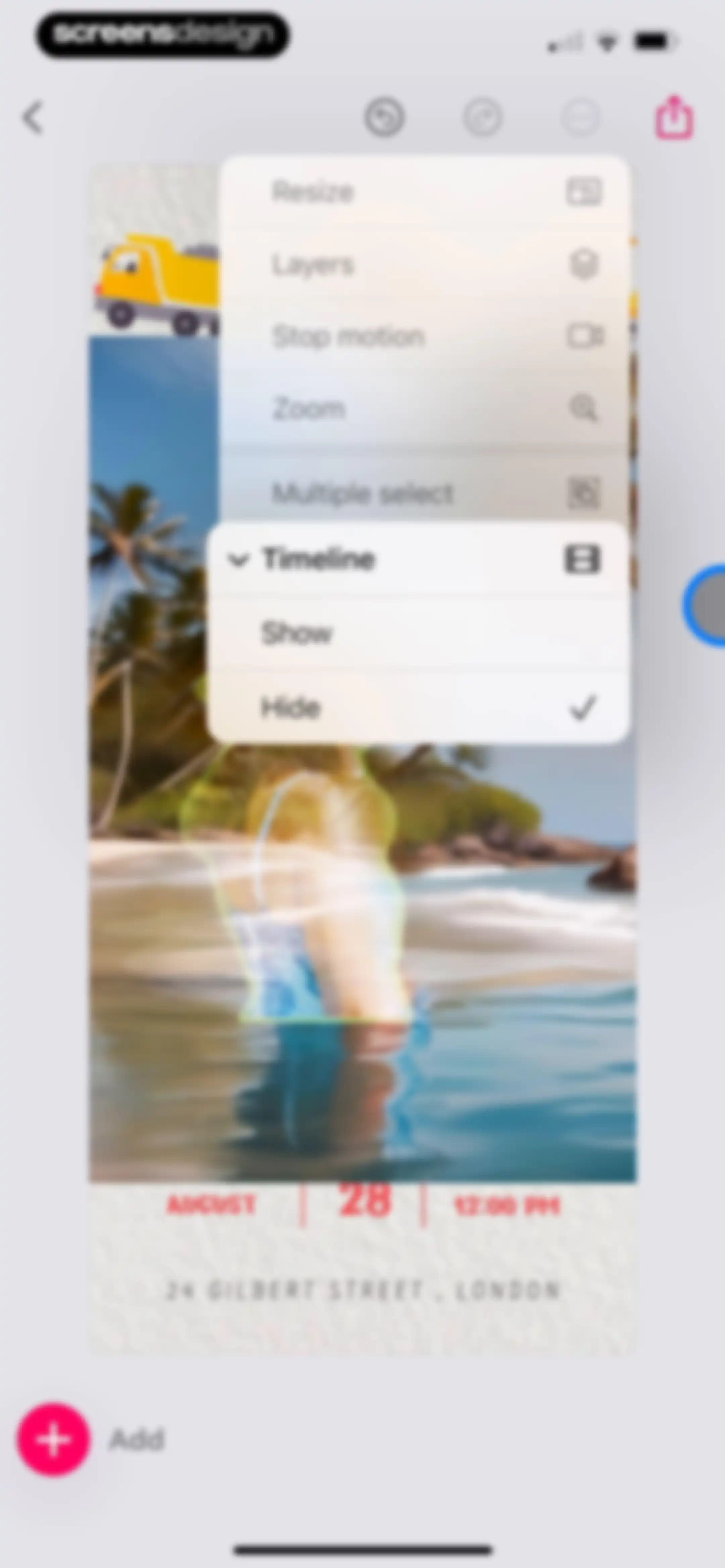 Bazaart AI Photo Editor Design screen 123
