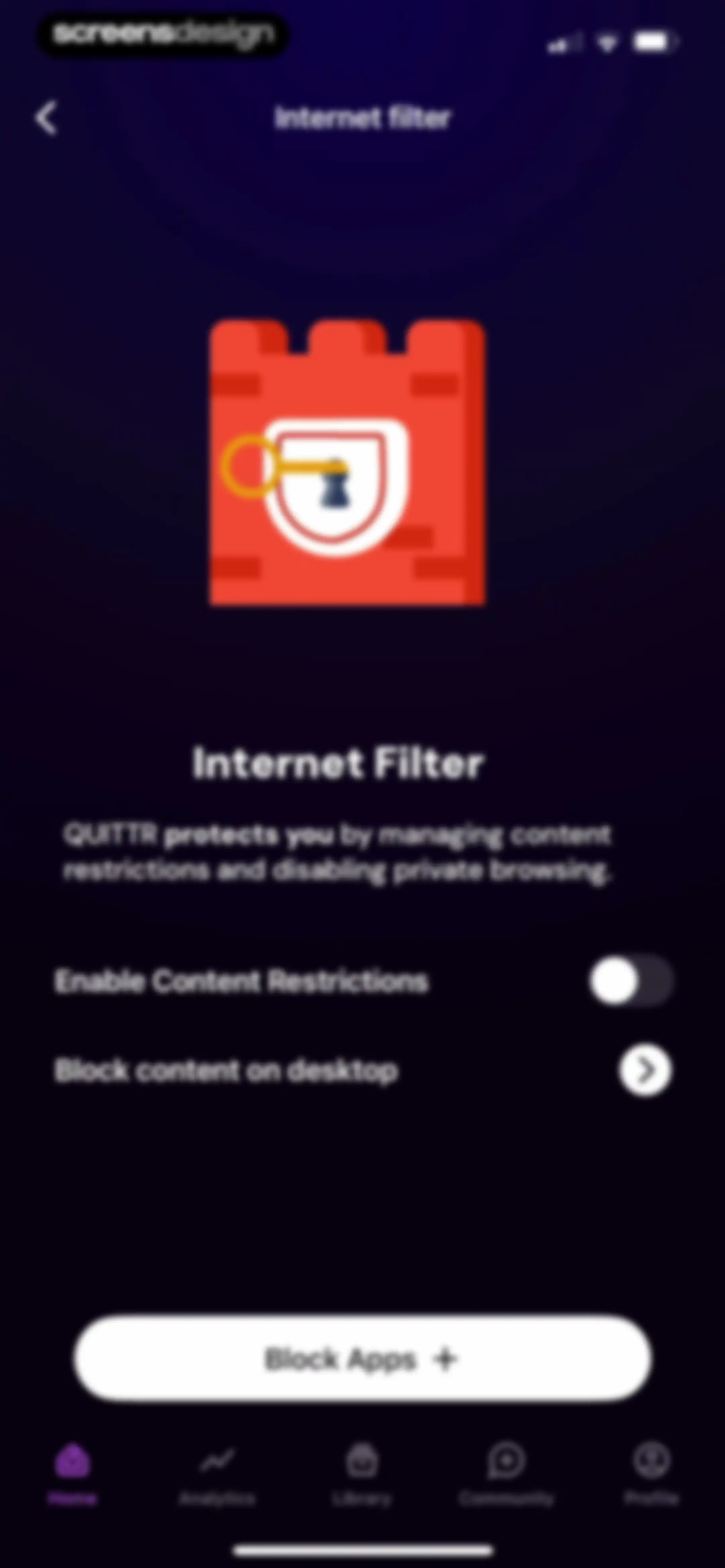 QUITTR - Break Free Now screen 100