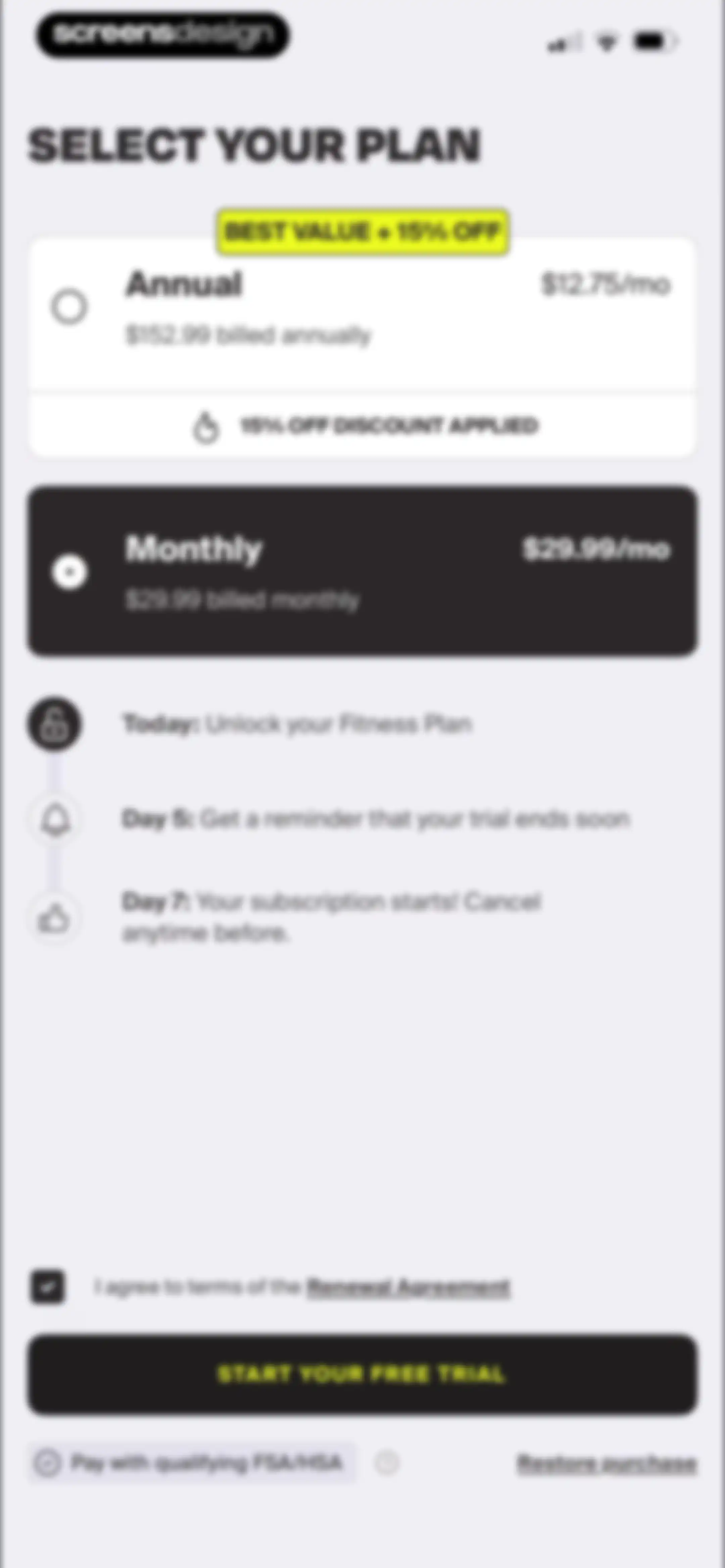 Centr: Strength & Fitness App screen 21