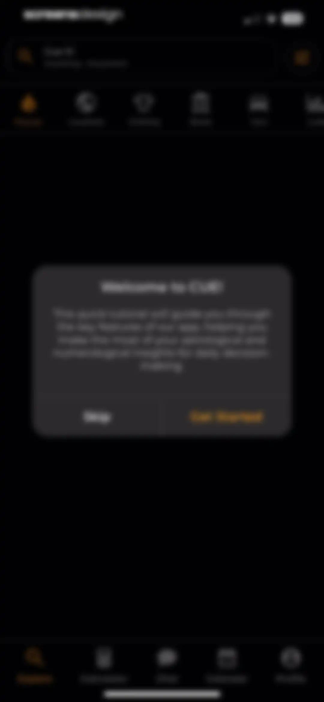 CUE Astrology screen 11