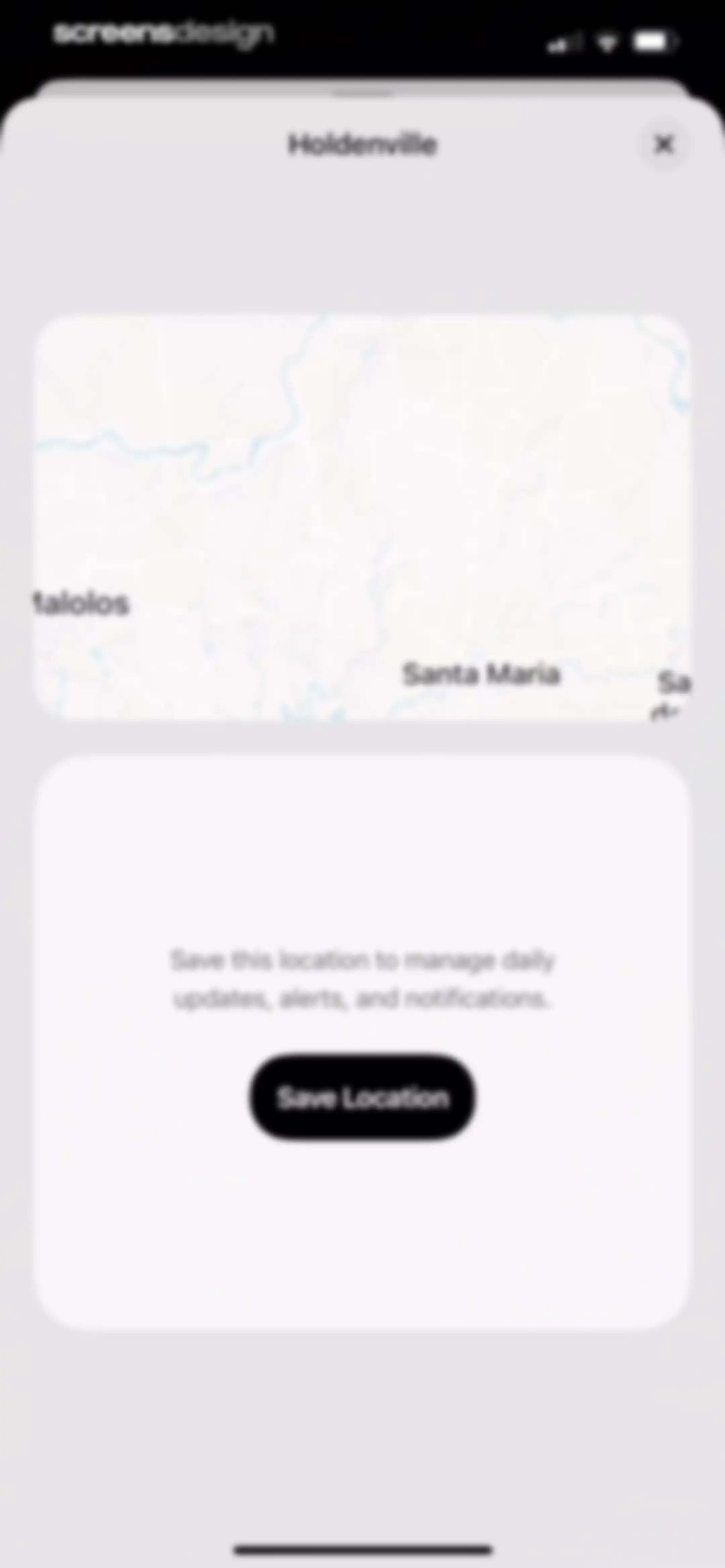 Element: Weather Radar screen 72