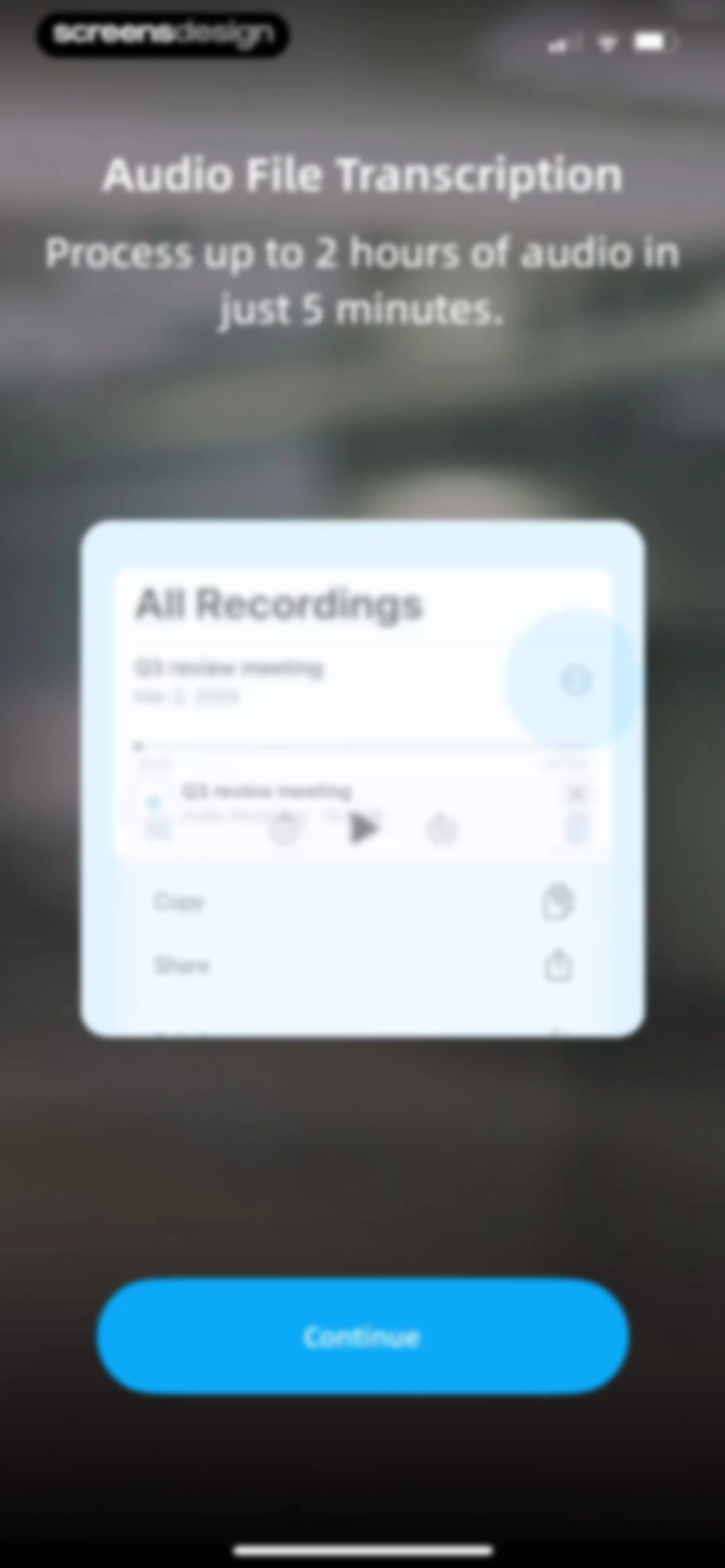 iRecord: Transcribe Voice Memo screen 6