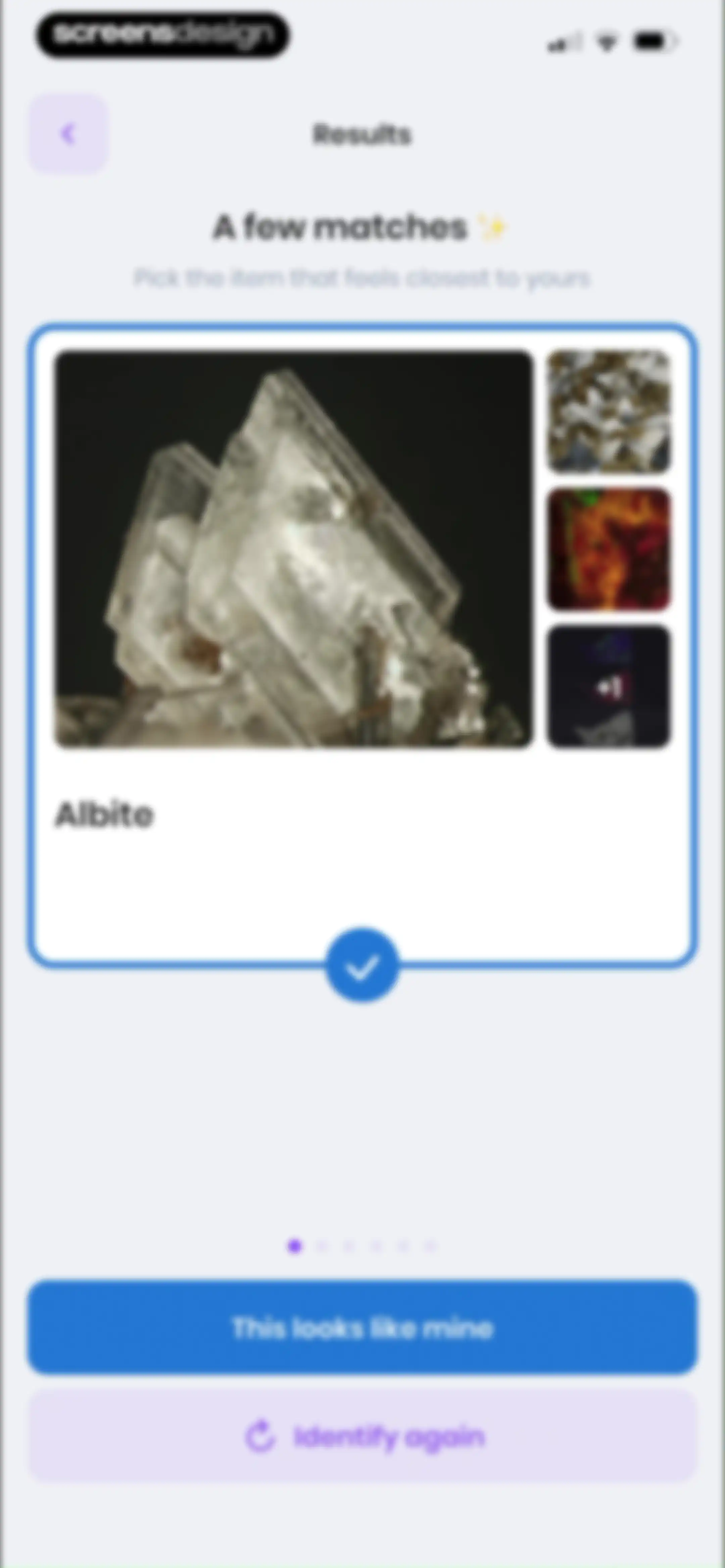 RockIn Rock & Mineral identify screen 49