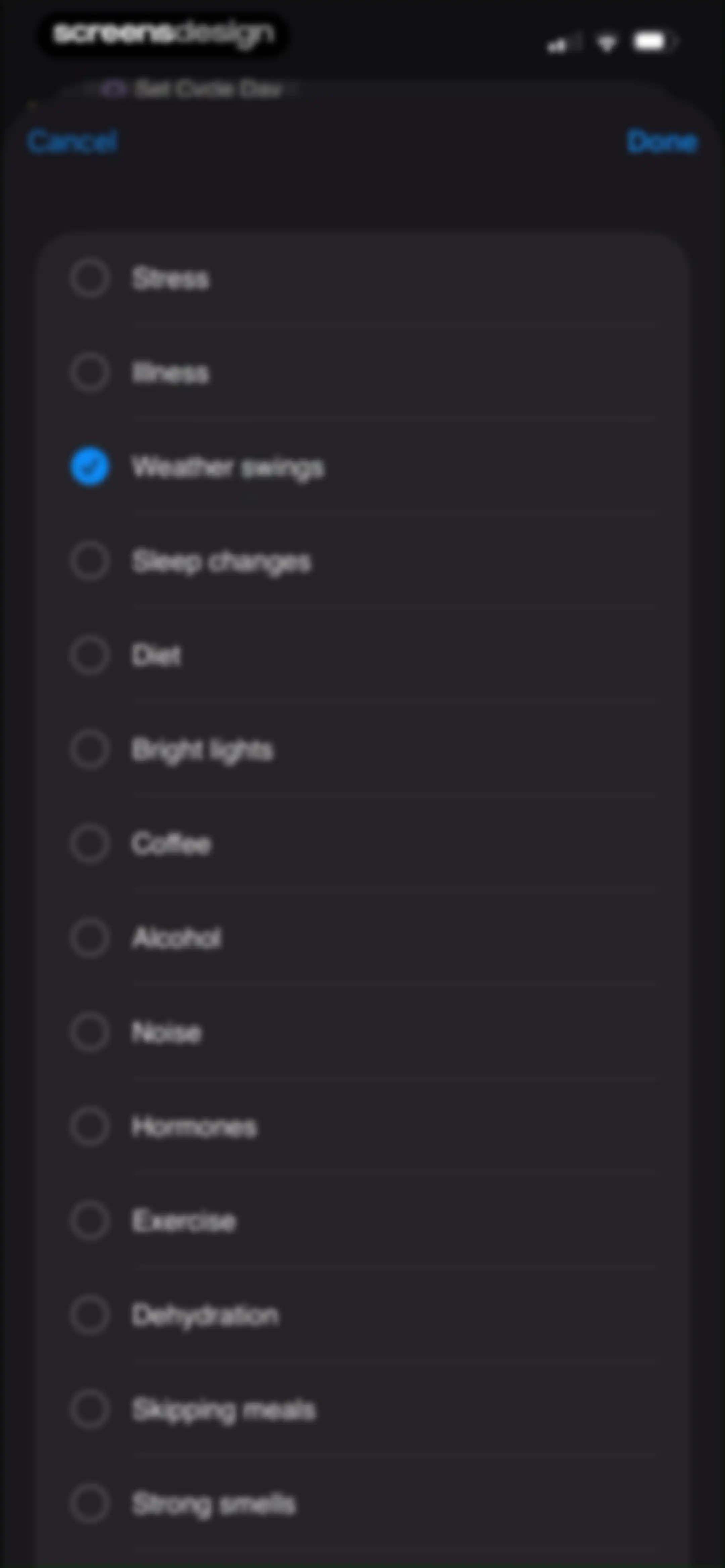 Relief - Migraine Tracker screen 52