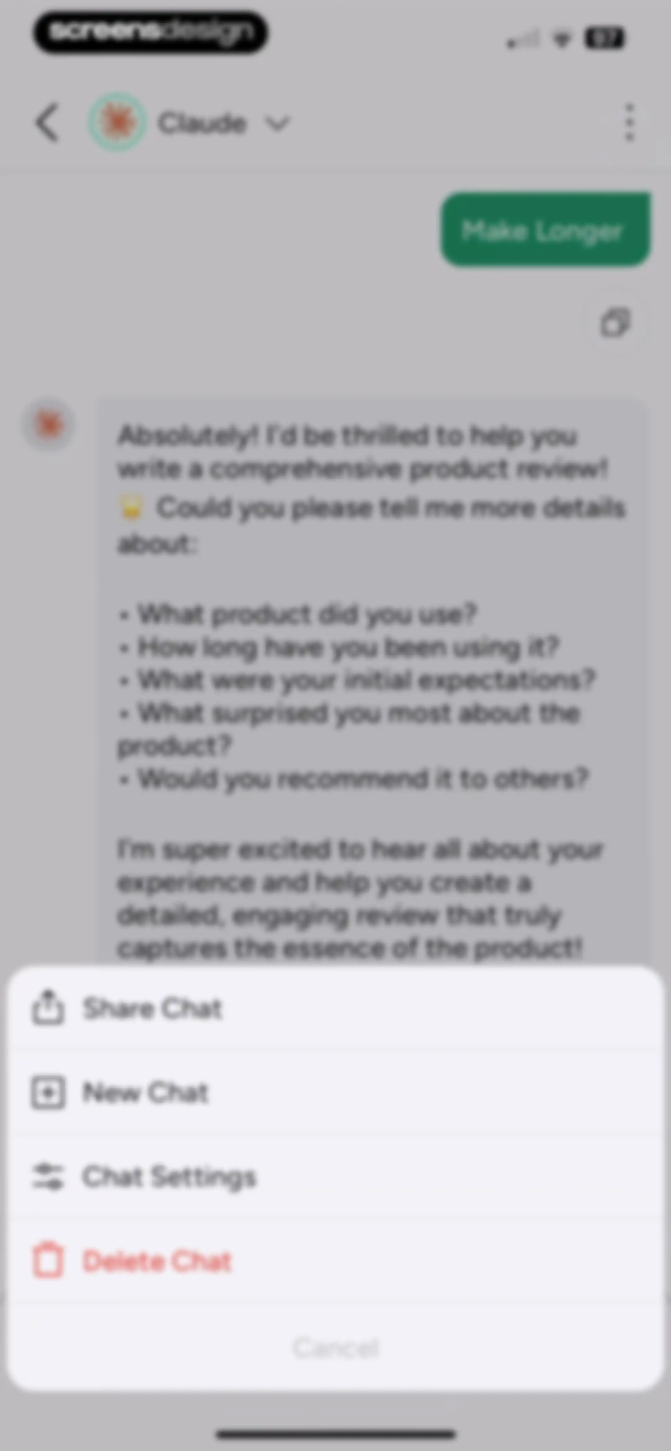 Chatbot AI Assistant - Genie screen 23