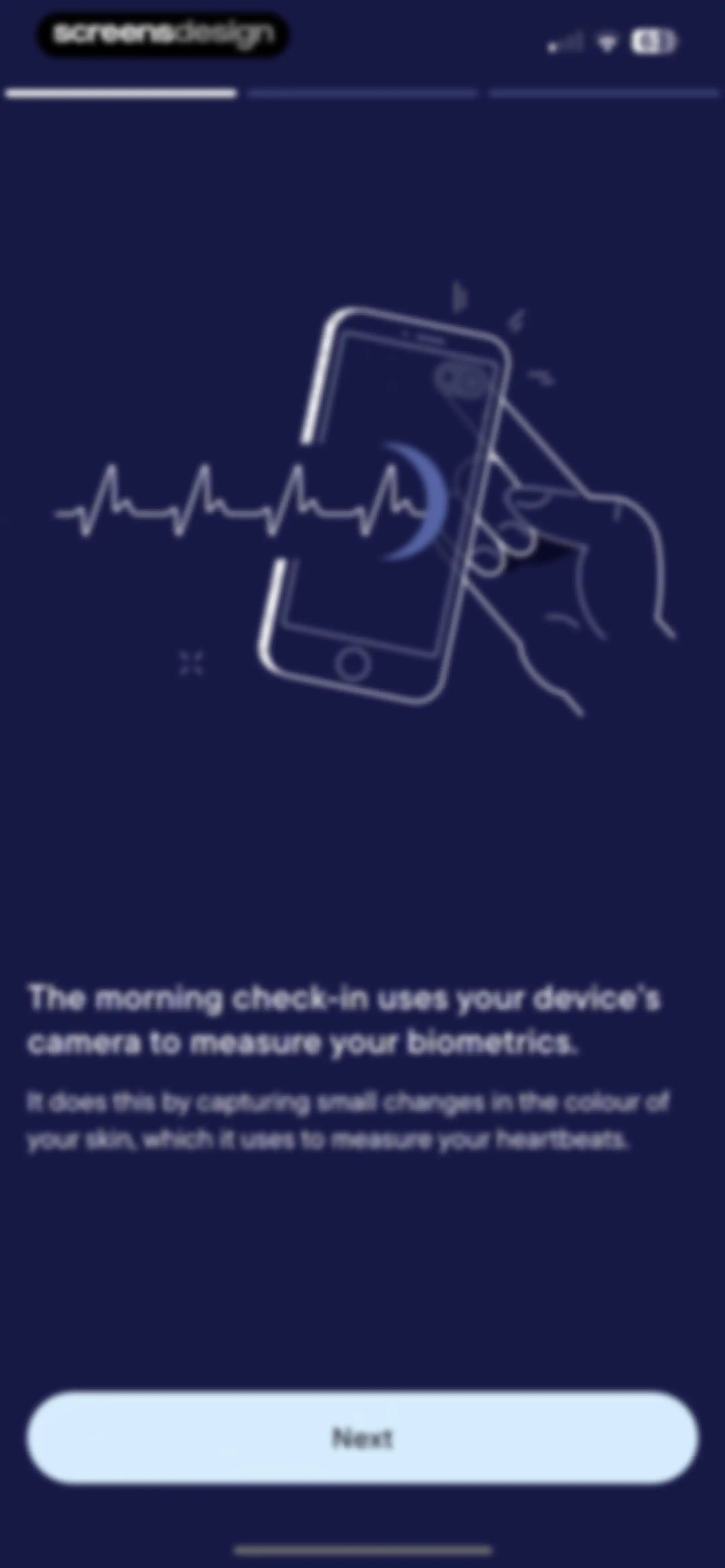 Visible: Pacing for illness screen 29