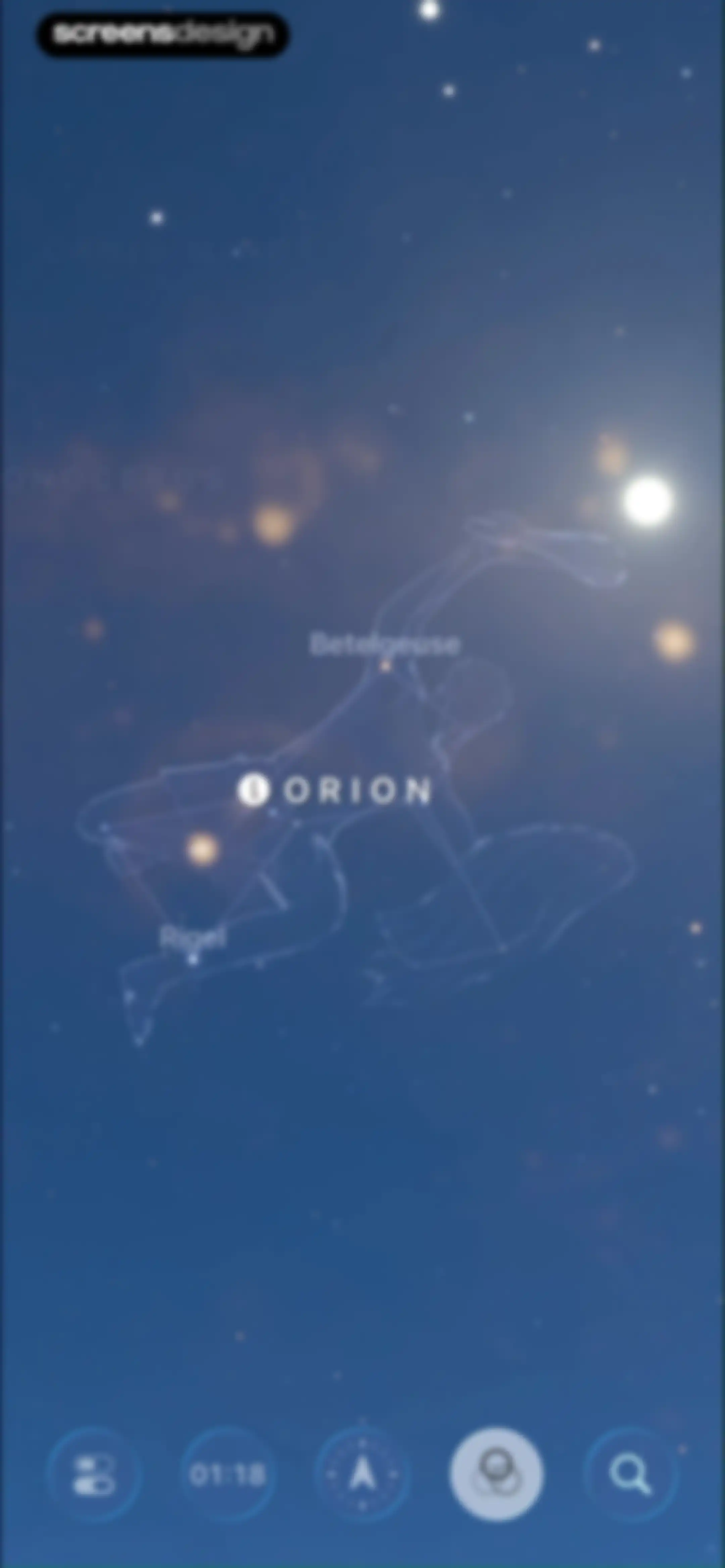 Sky Guide screen 84