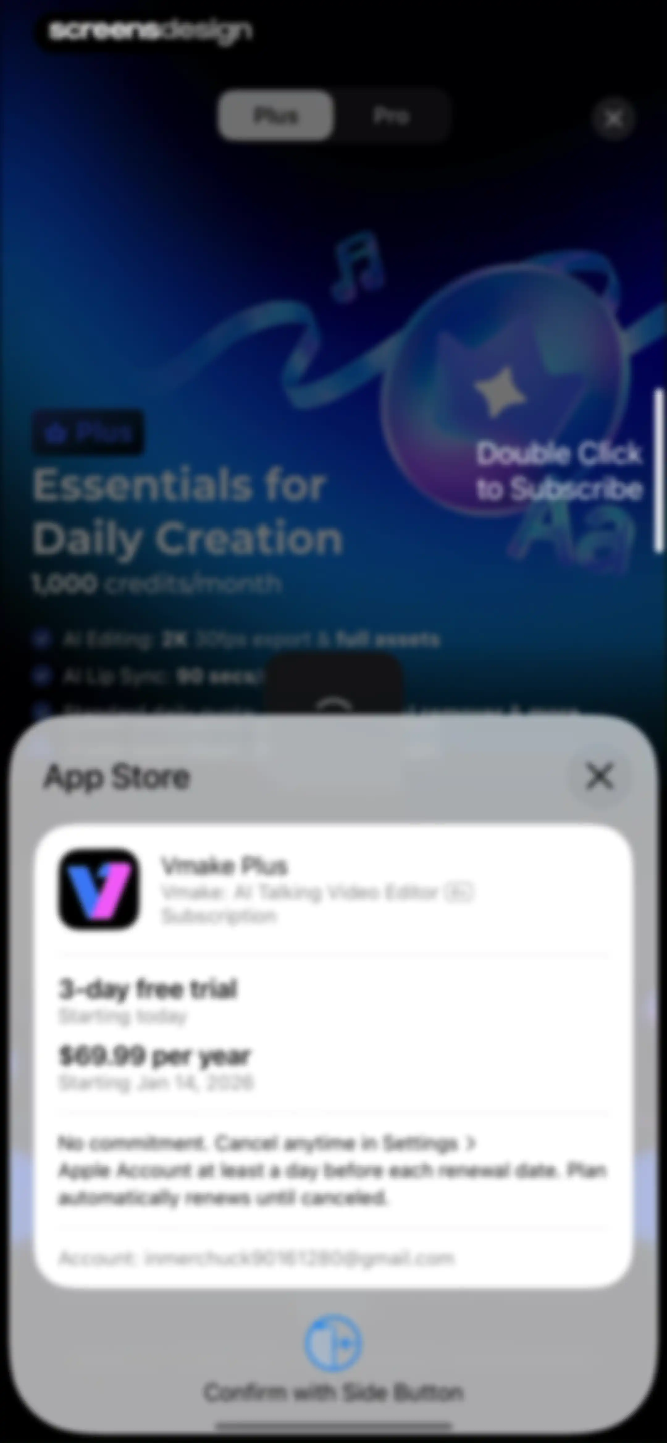Vmake Labs: create viral video screen 9