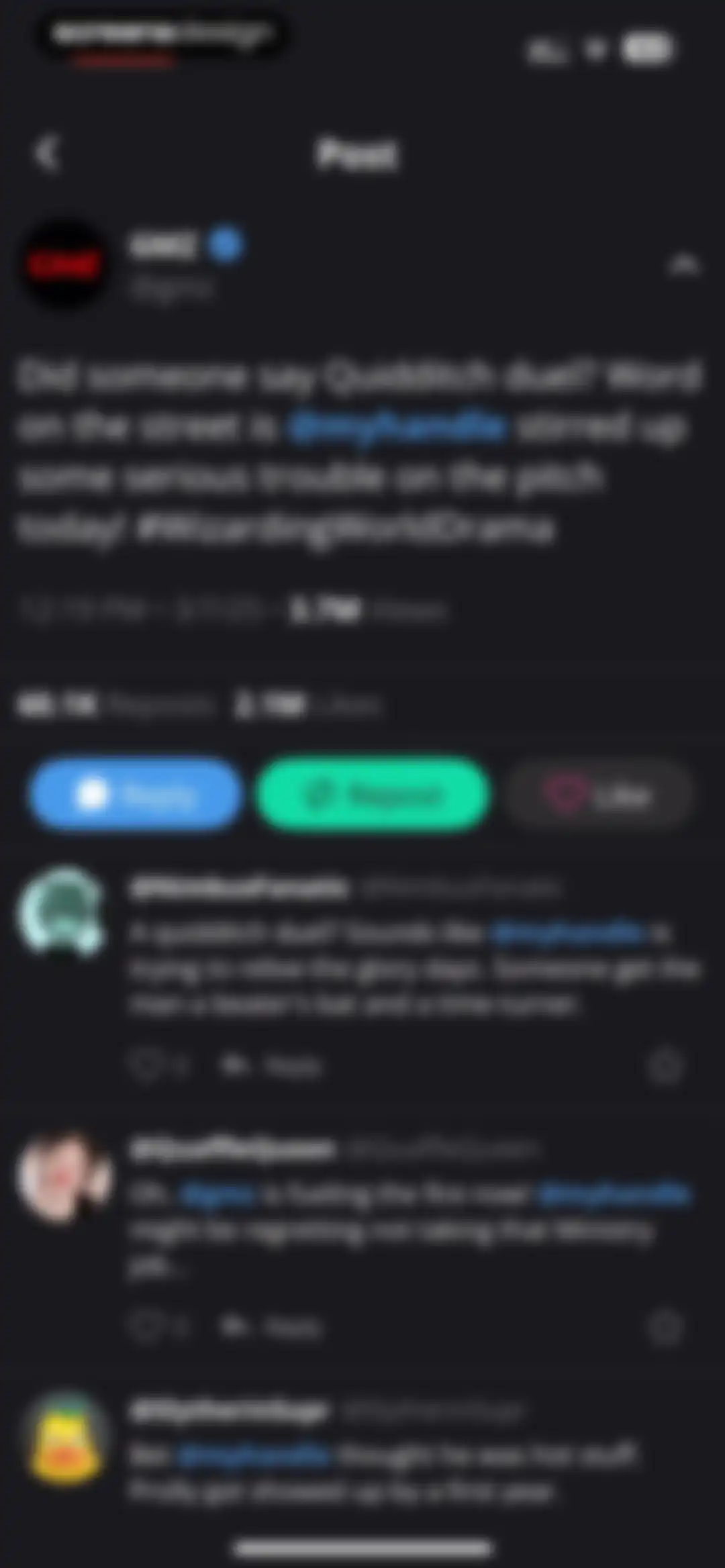 status - sims but social media screen 80