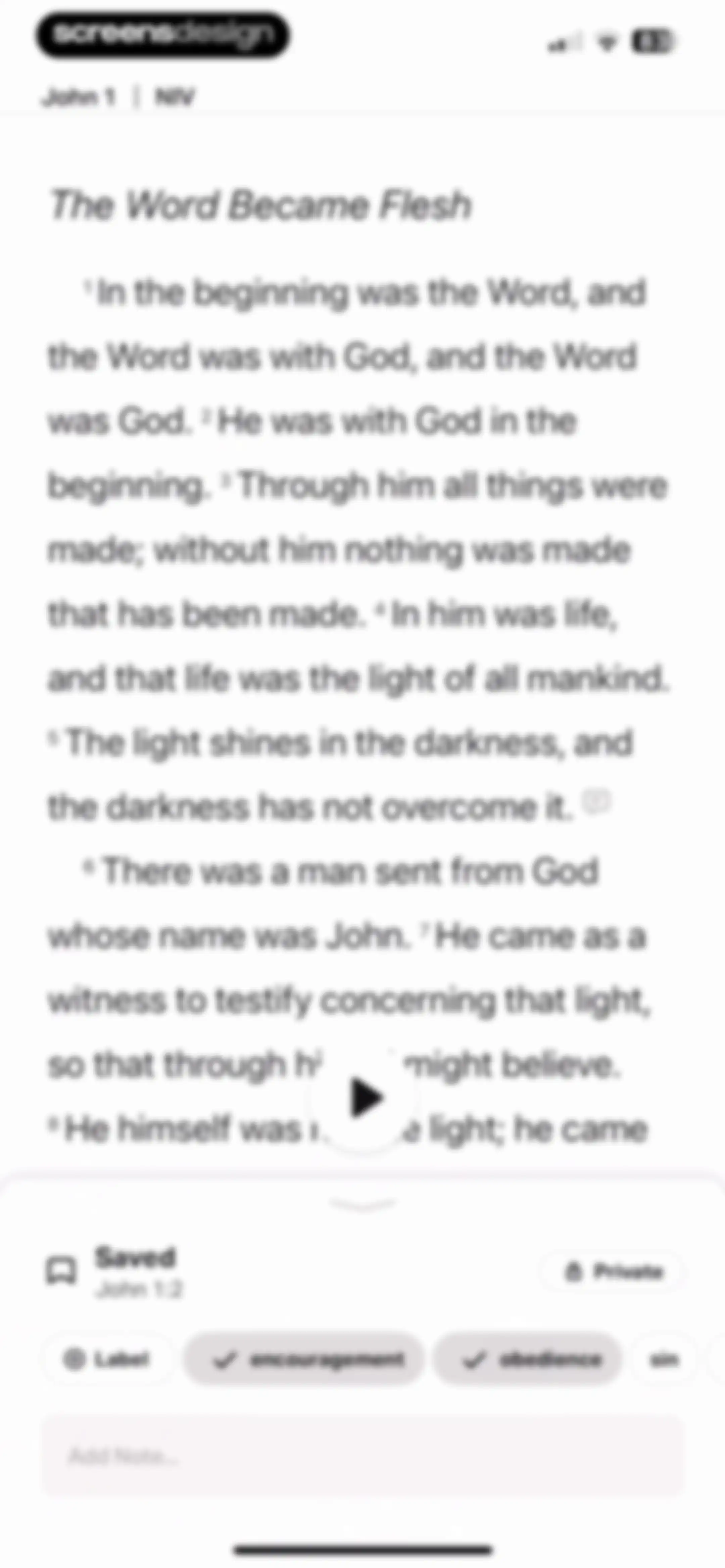 Bible screen 17