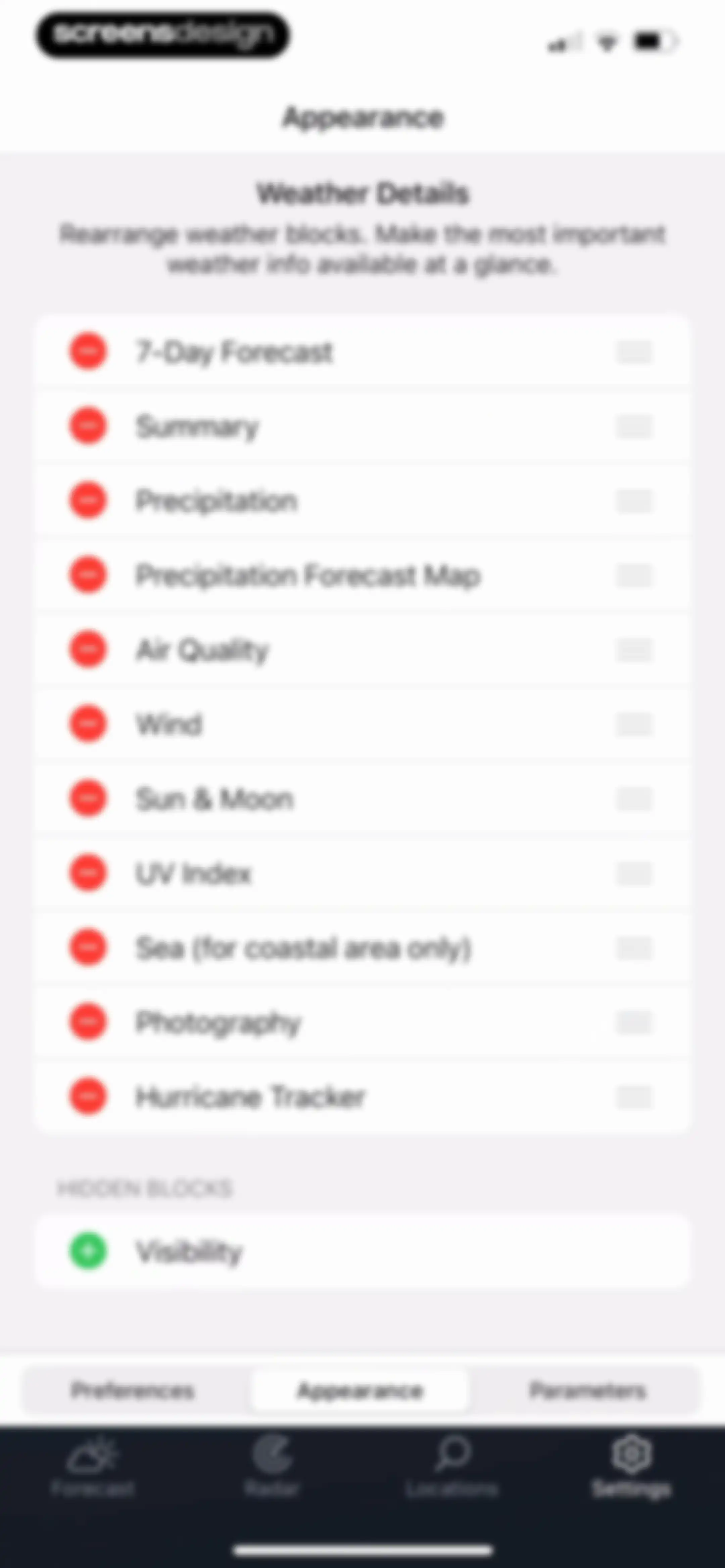 Weather Live° - Local Forecast screen 39