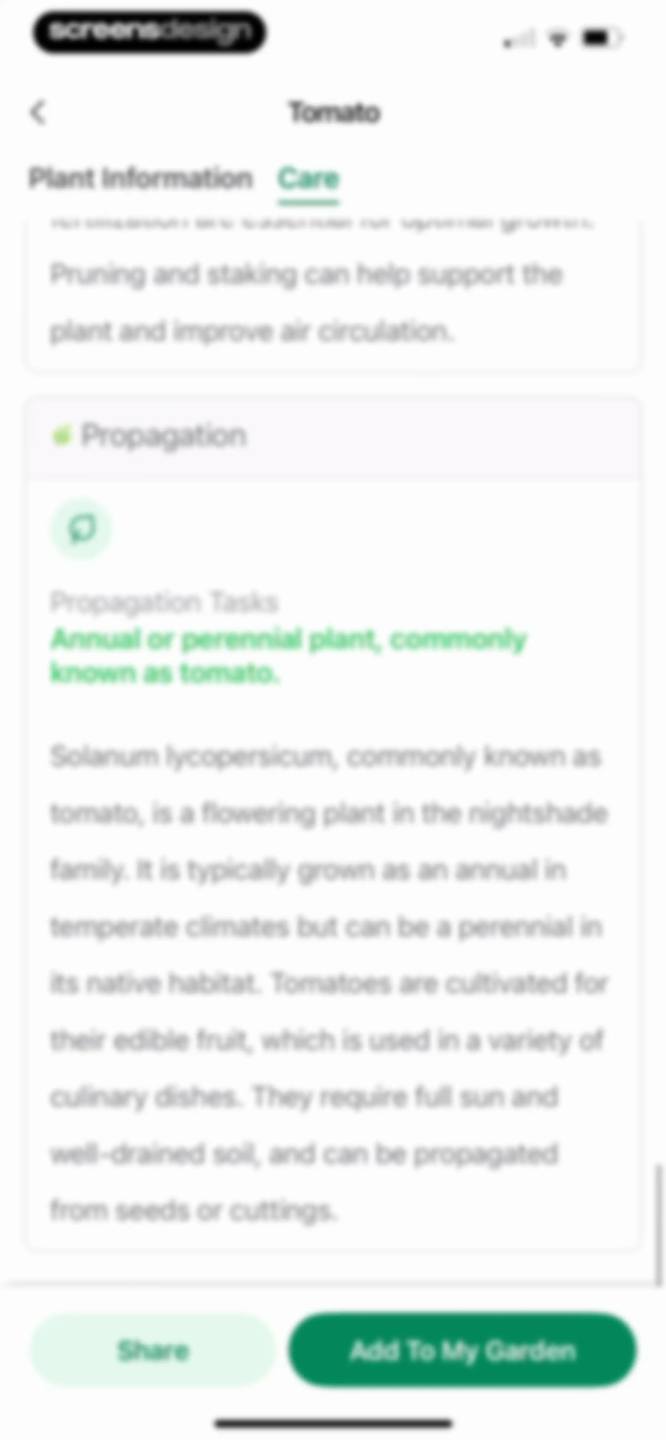 Identify My Plant Now screen 16