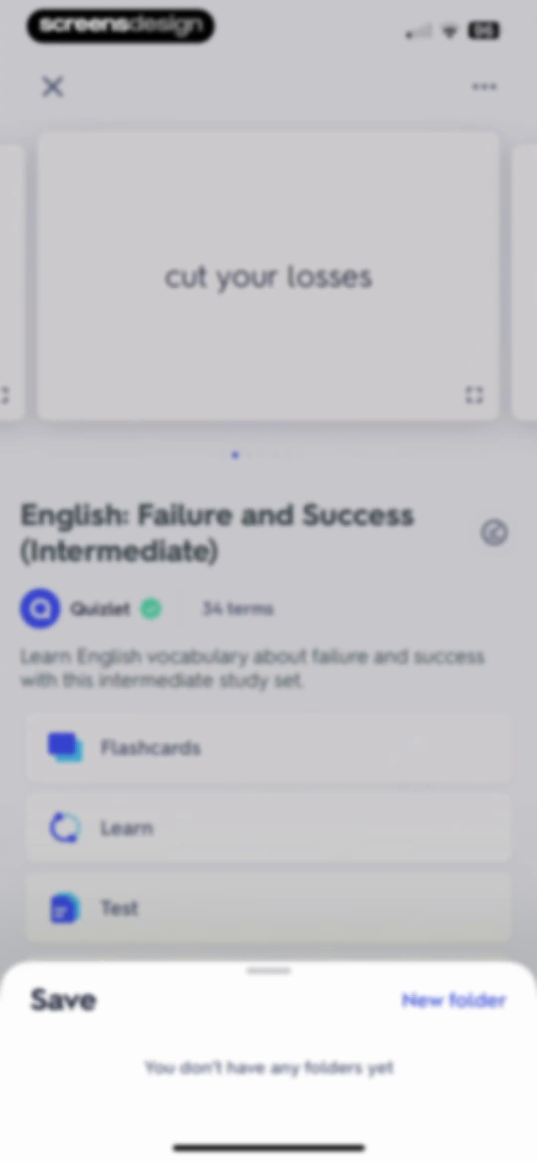 Quizlet: More than Flashcards screen 29
