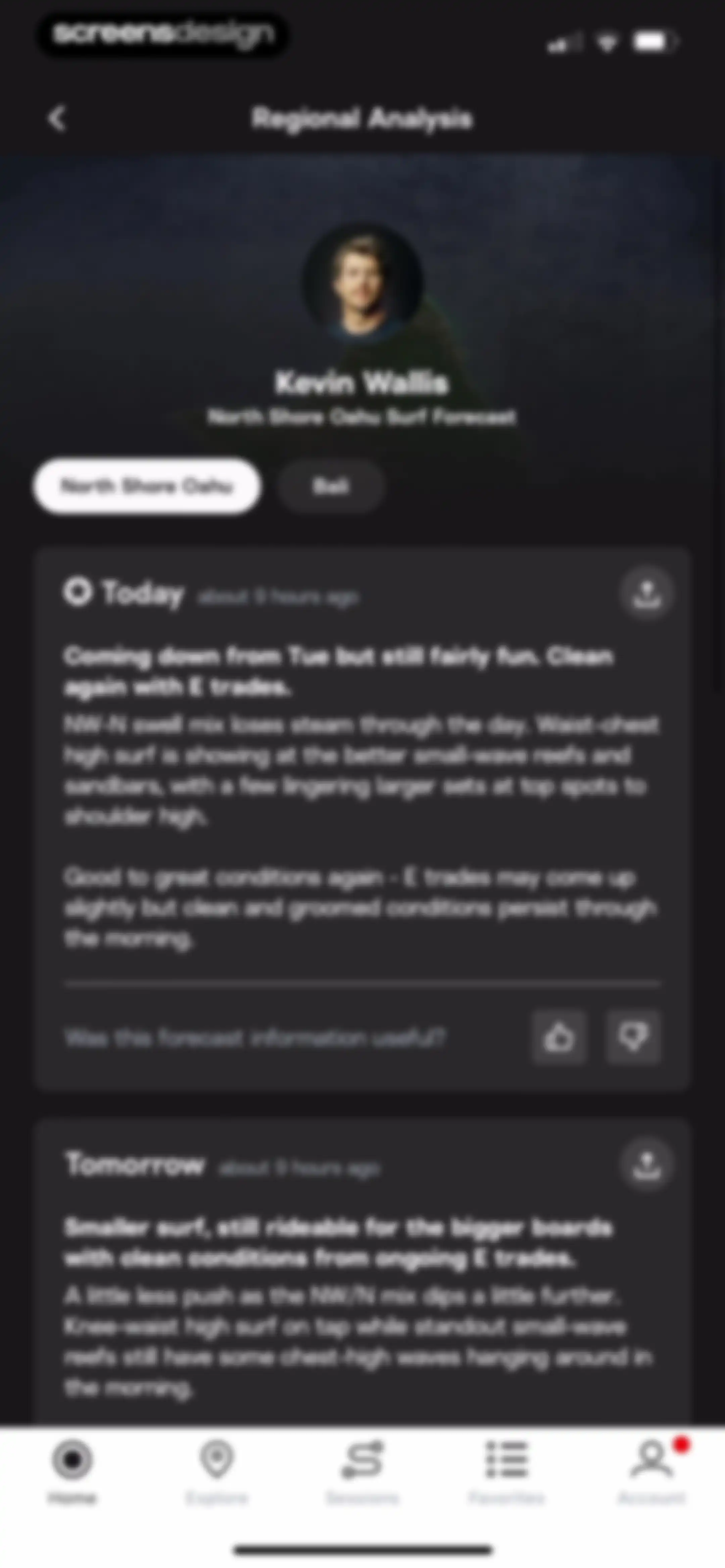 Surfline: Wave & Surf Reports screen 20