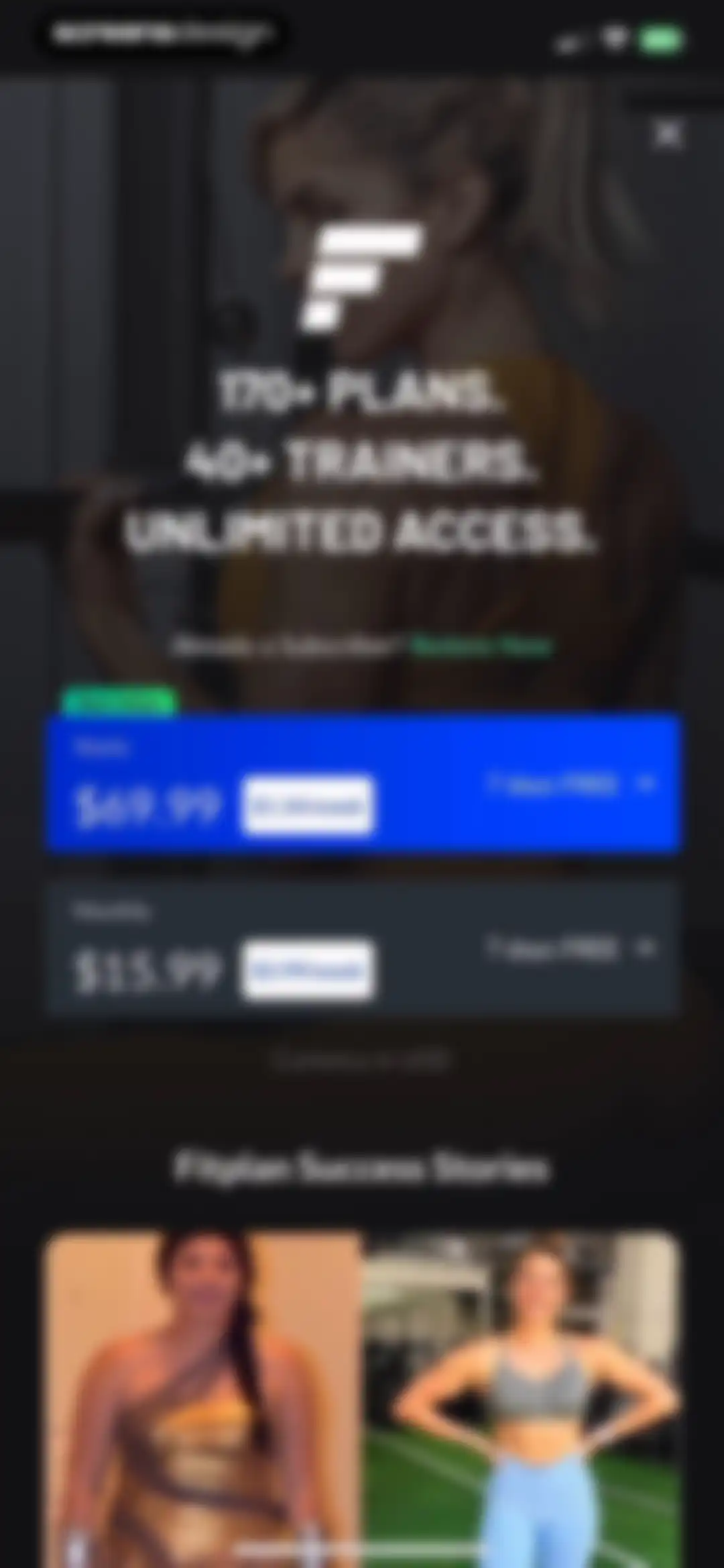 Fitplan®: Gym & Home Workouts screen 10