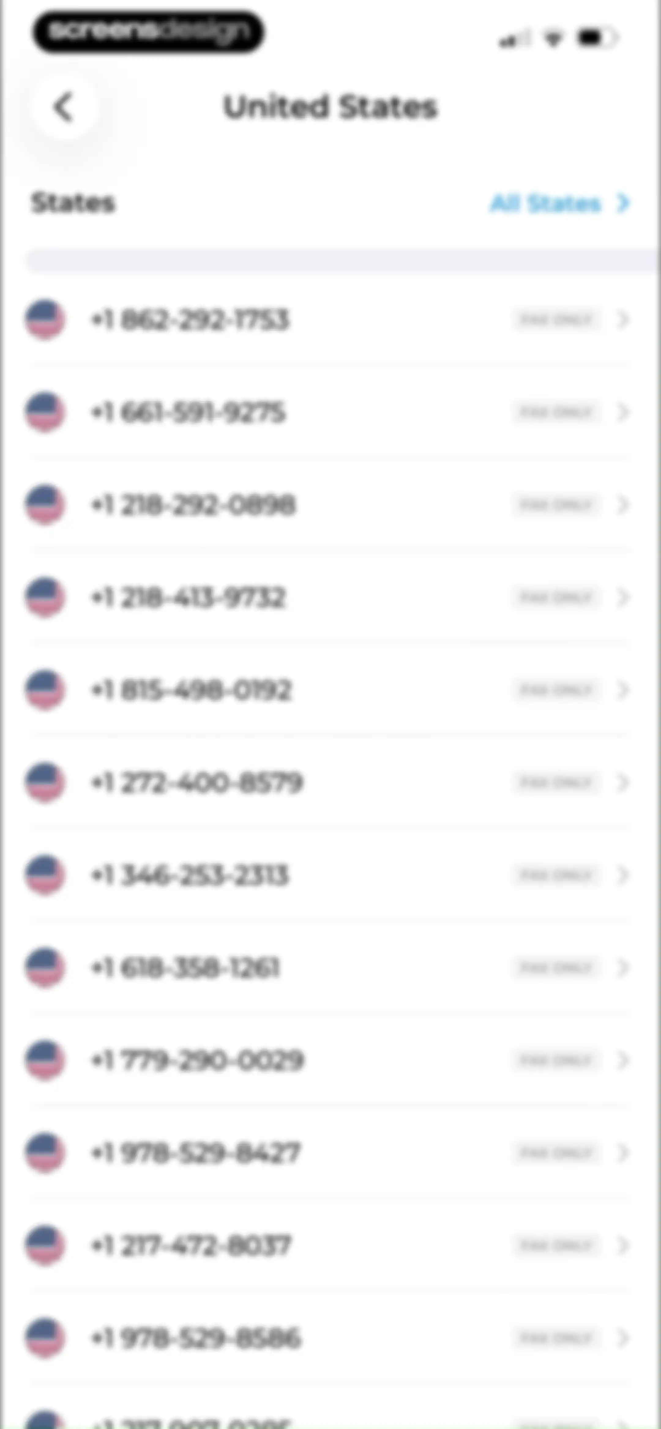 OnPhone: Second Number & eSIM screen 59