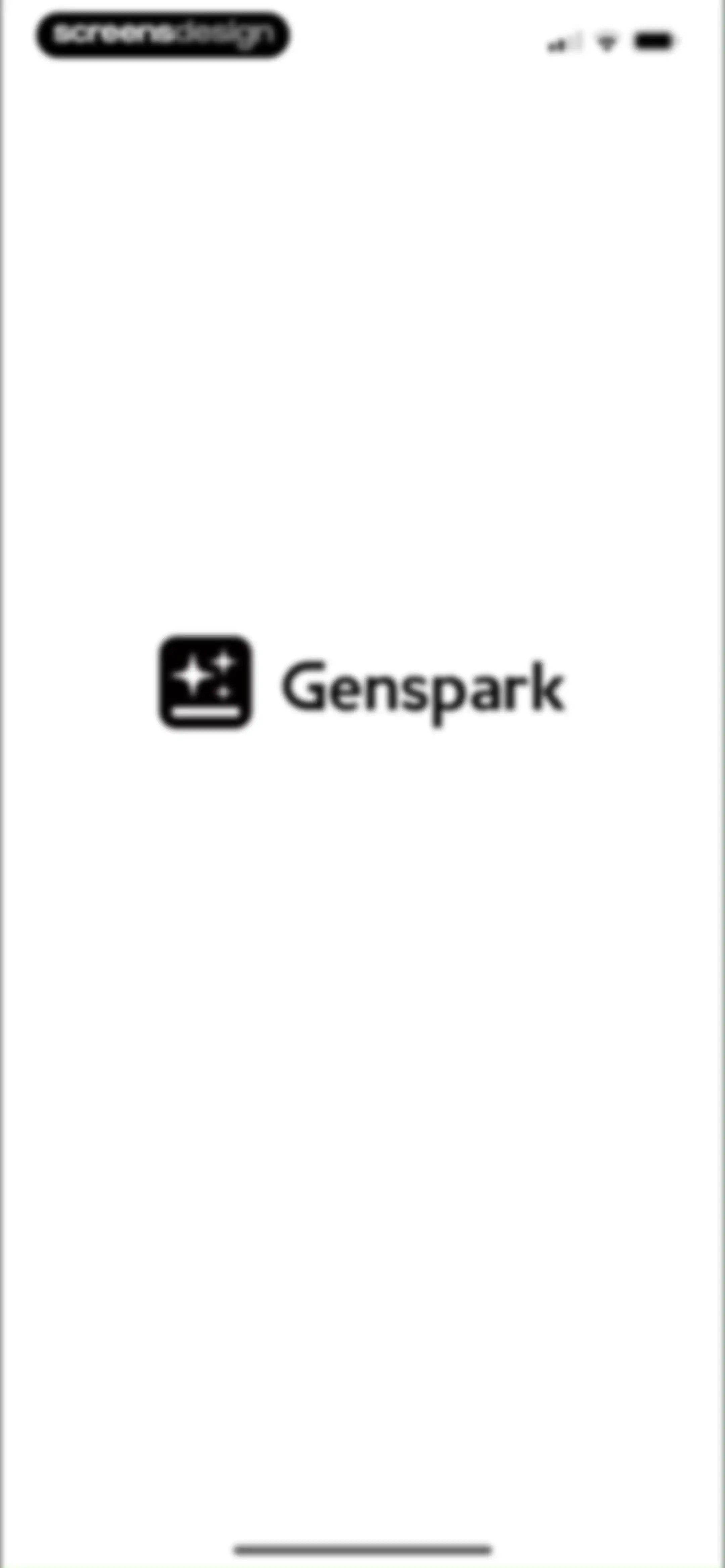 Genspark AI Workspace screen 1