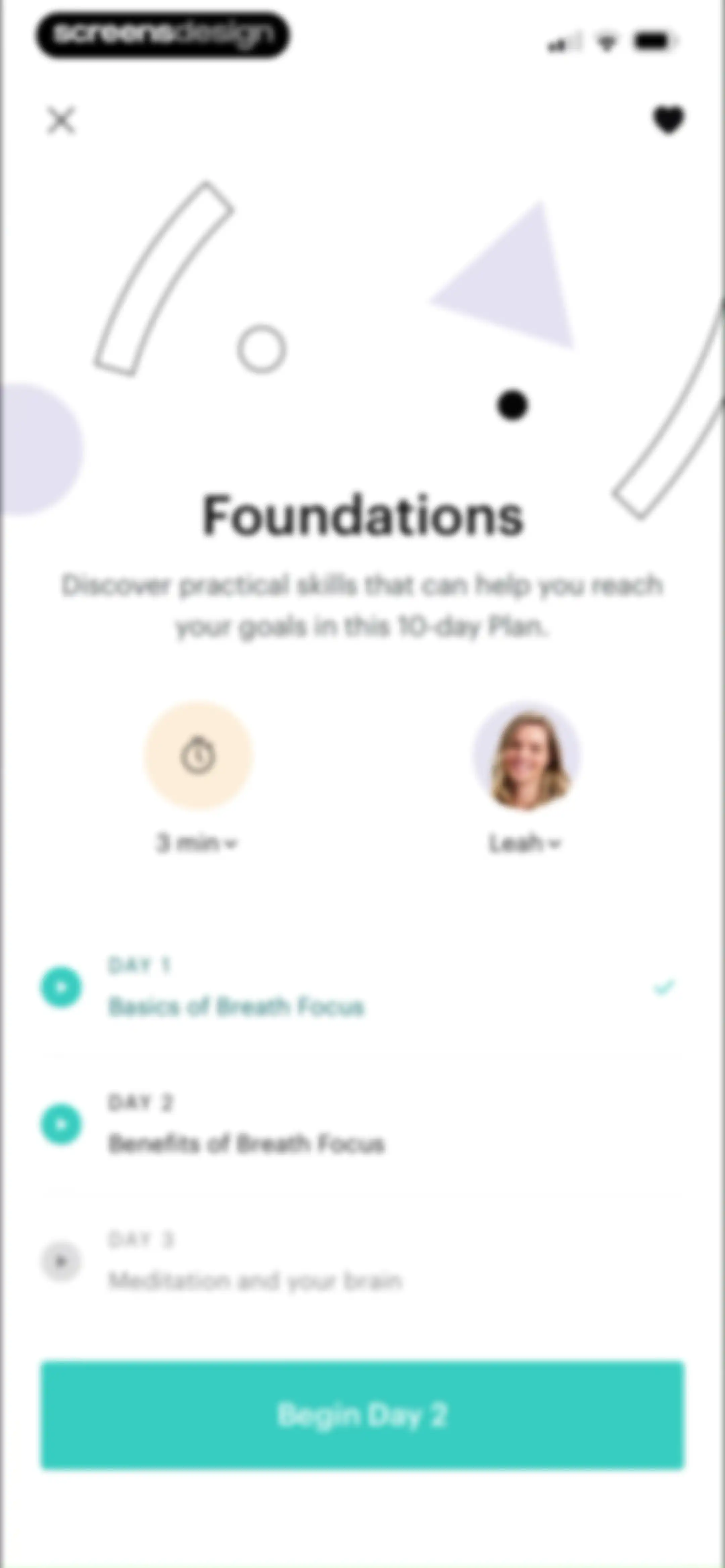 Balance: Meditation & Sleep screen 80