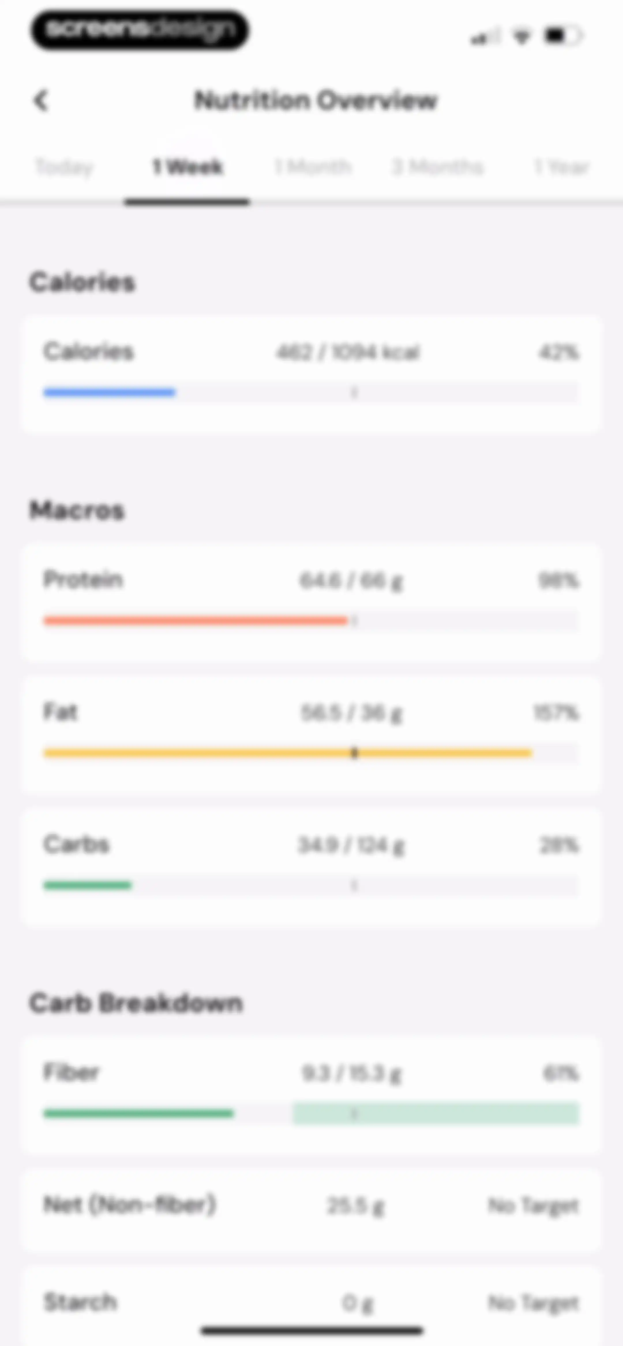 MacroFactor - Macro Tracker screen 207
