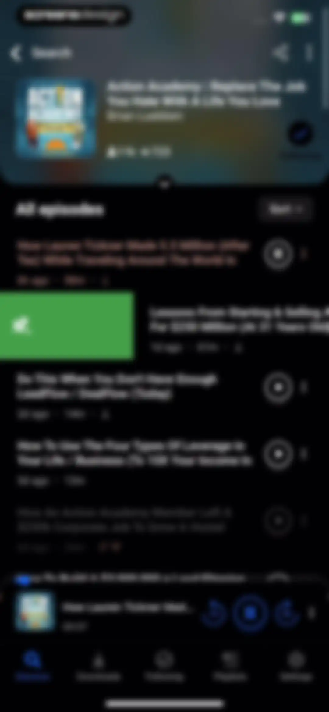 Breaker—The social podcast app screen 66
