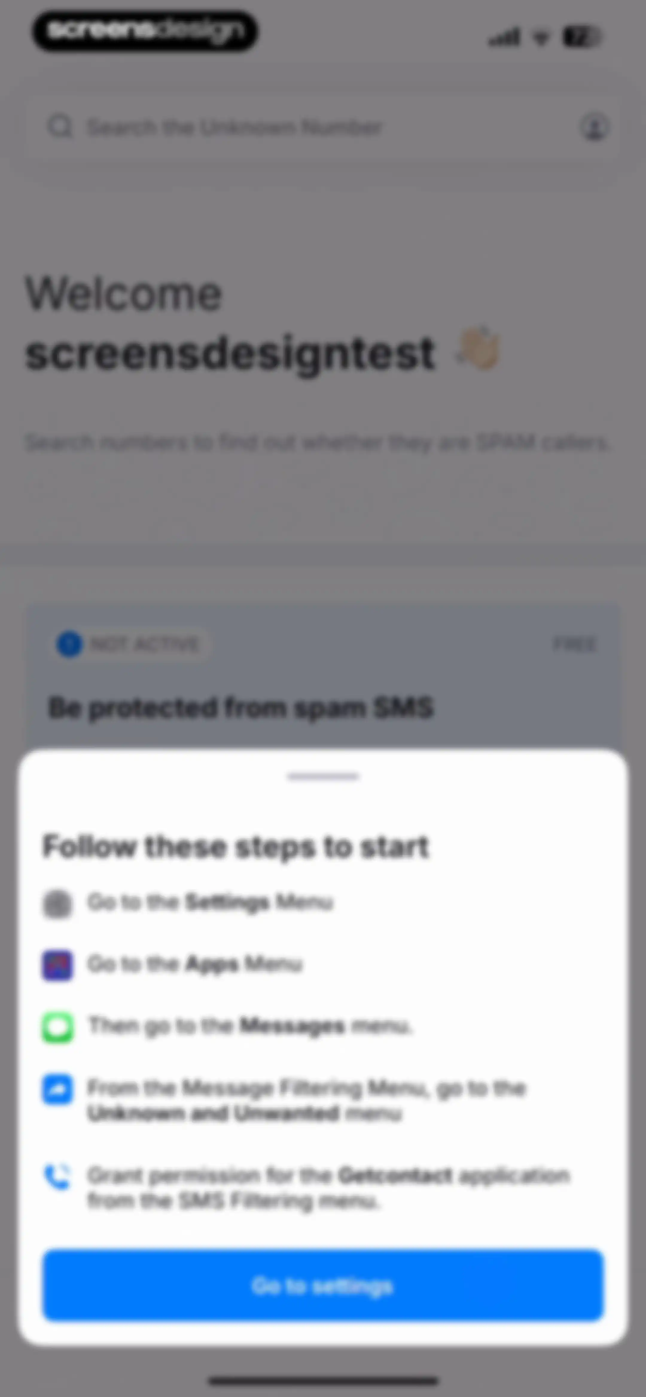 Getcontact screen 38