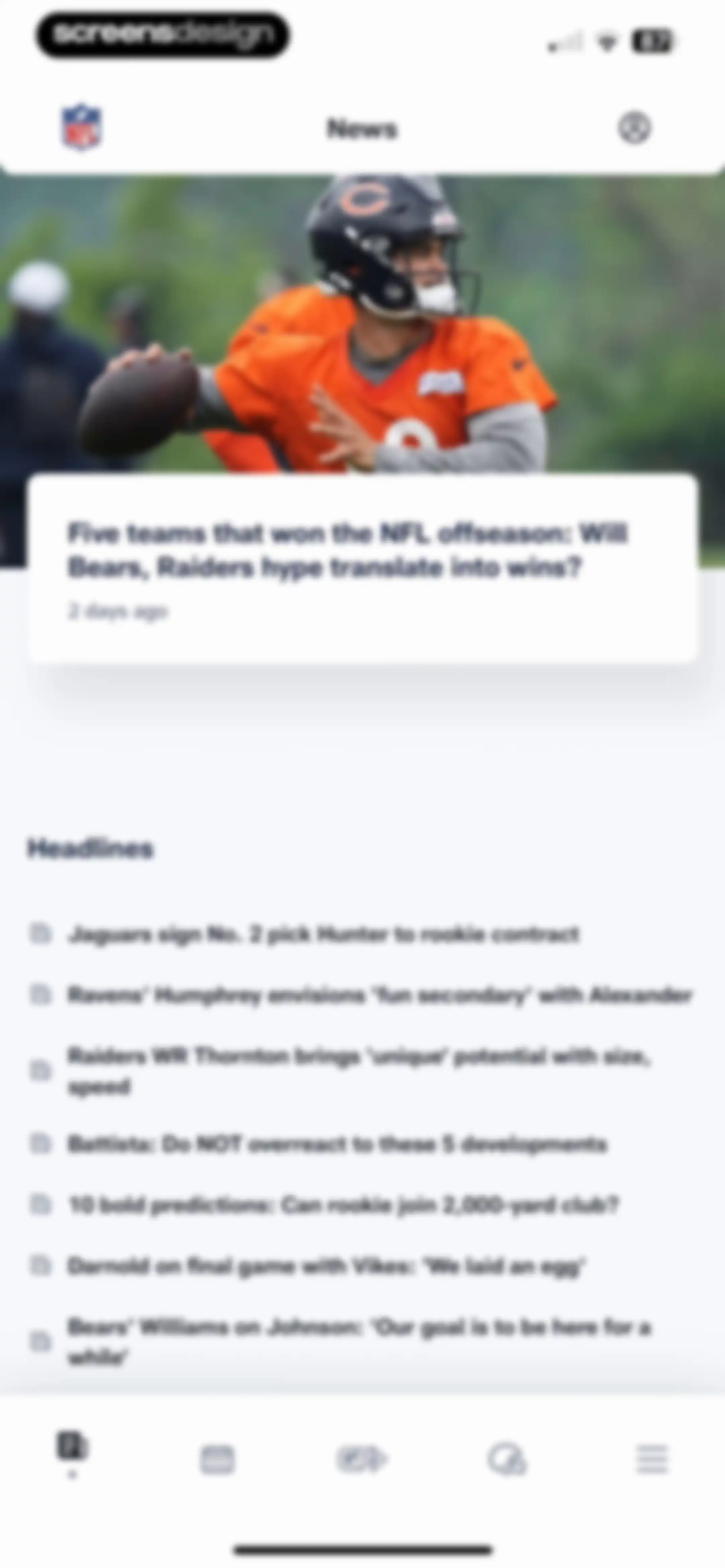 NFL screen 16